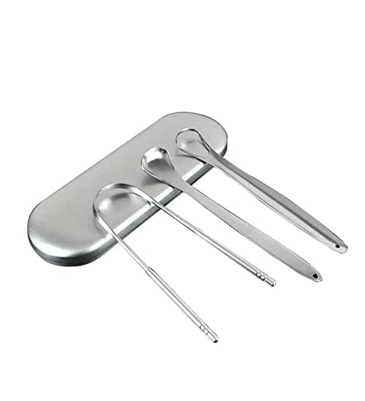 Buy U-Shaped Tongue Scraper for Bad Breath Relief | Effective Tongue Cleaner for Fresh Mouth - Buy Online on GoSupps.com
