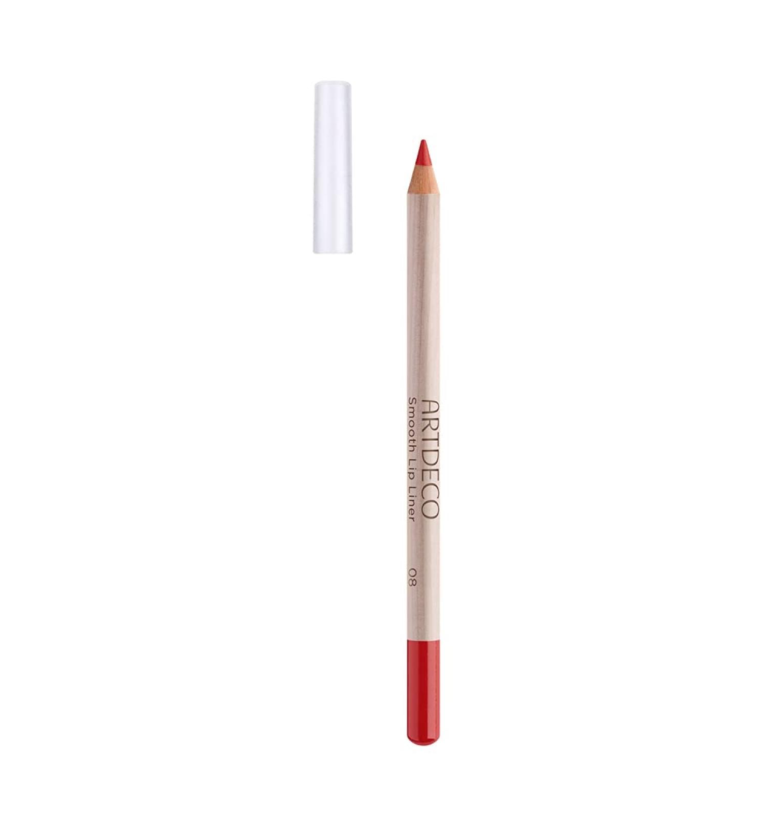 Artdeco Smooth Lip Liner 08 Poppy Field - Long-Lasting Nourishing Sustainable Contour Pencil for Sensitive Skin - 1.4g - Buy Online on GoSupps.com