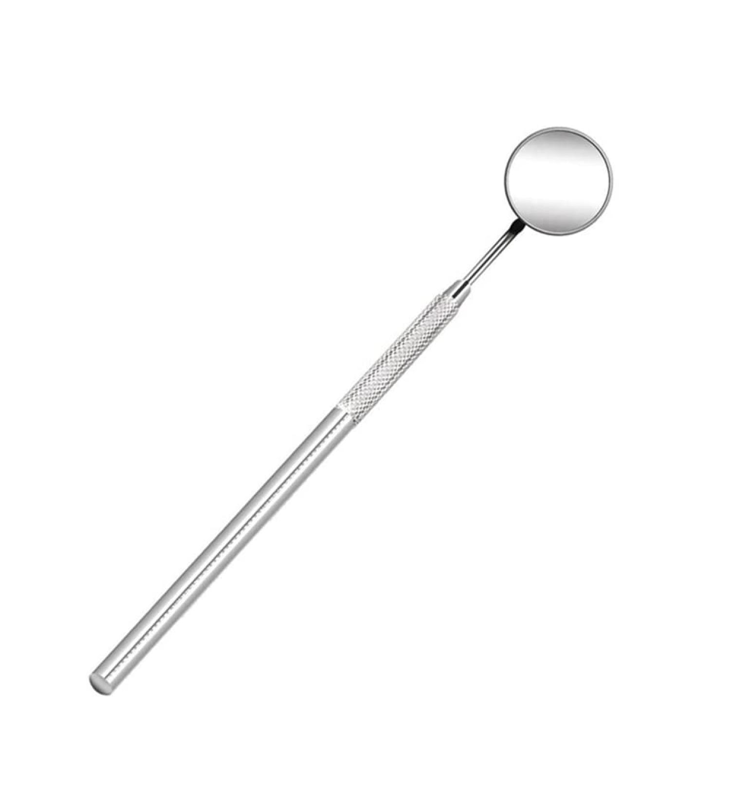Stainless Steel Tooth Mirror for Dental Hygiene | Anti-Fog Dental Inspection Tool | Durable Dentist Equipment for Teeth Cleaning - Buy Online on GoSupps.com