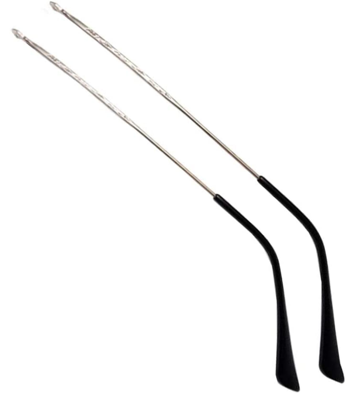 VekkEr Yewear Leg - Silver Vintage Metal Eyeglass Replacement Temples | Stylish Eyeglass Accessories for International Shipping - Buy Online on GoSupps.com