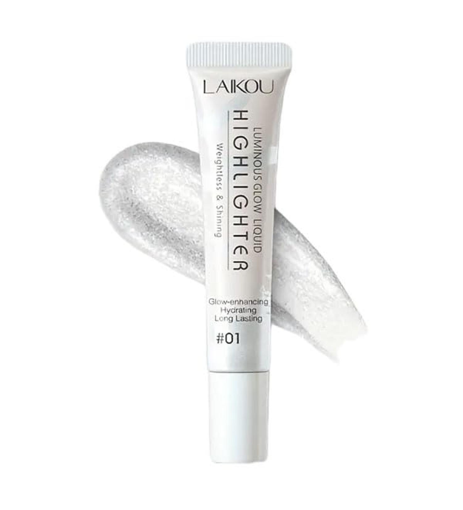 Liquid Highlighter Shimmer Highlighter Long Lasting Waterproof Highlighter Light Shining Highlighter for Face Cheekbones Body Bronzer Glitter - Buy Online on GoSupps.com