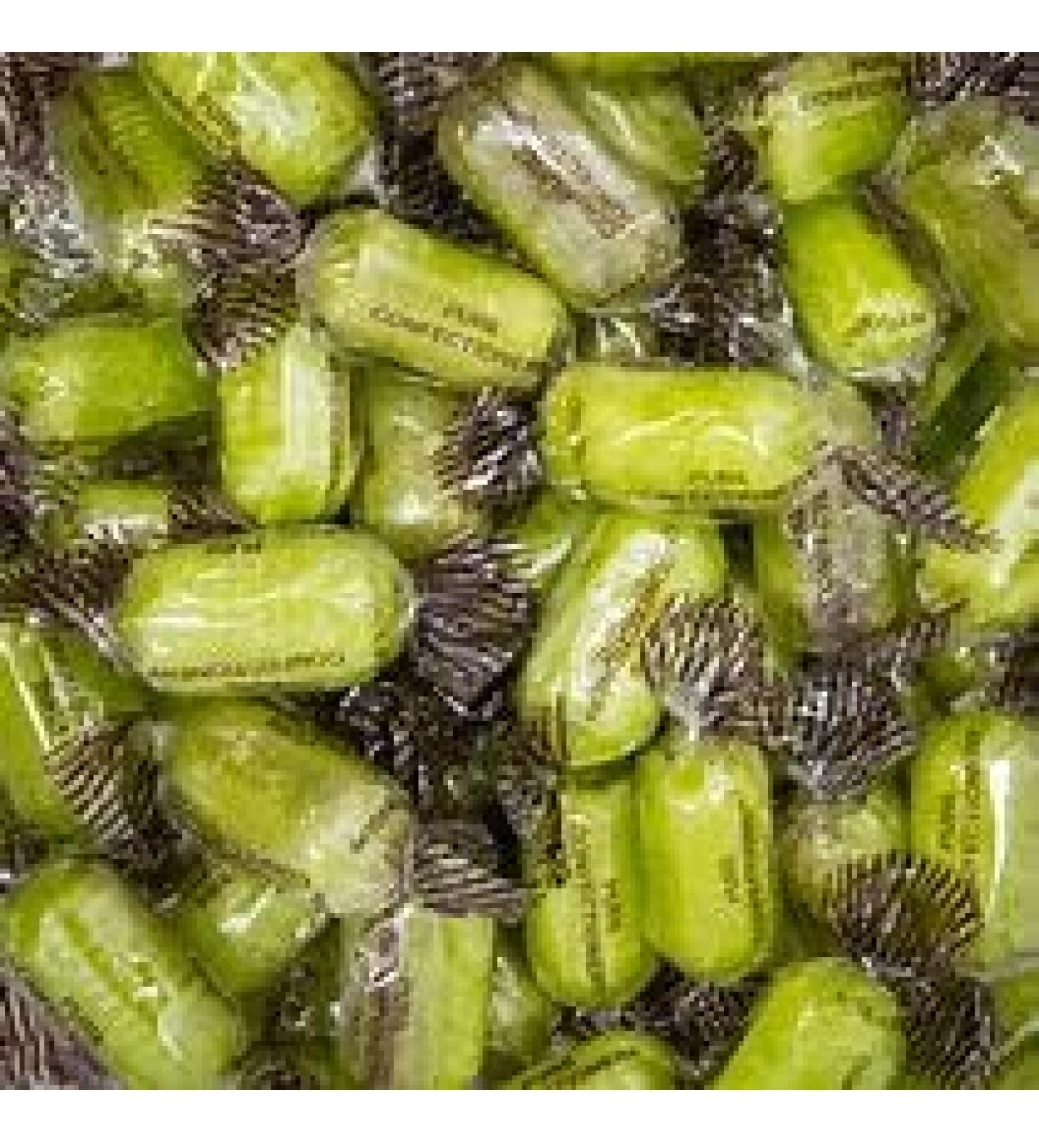 Chocolate Limes in 1 x Reuseable Retro Victorian Style Jar 970ml Plastic (Chocolate Limes) by Prestige Discount Centre Ltd