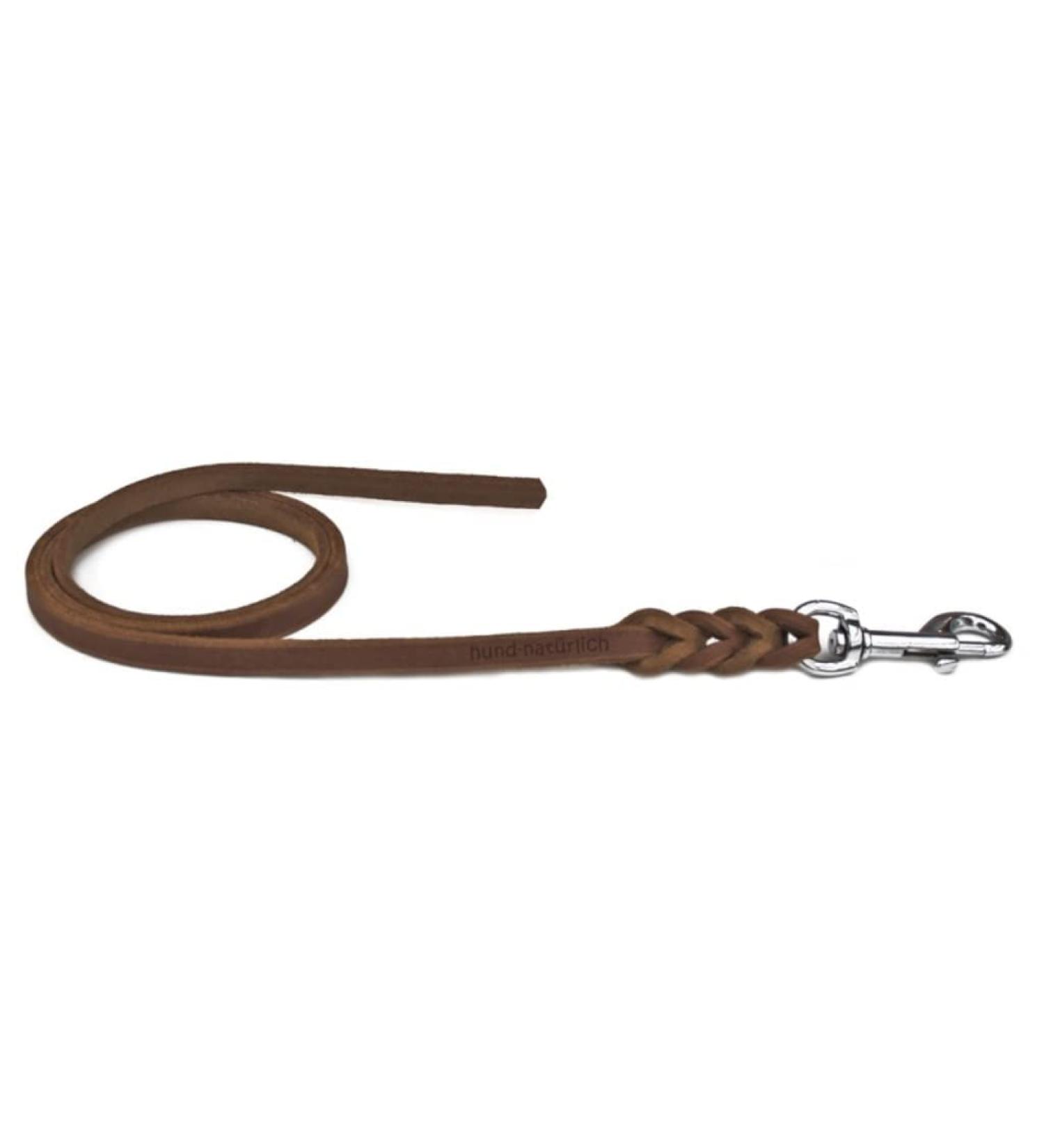 Premium Fat Leather Line - 3m x 12mm Brown with Chrome Hook | International Shipping - Buy Online on GoSupps.com