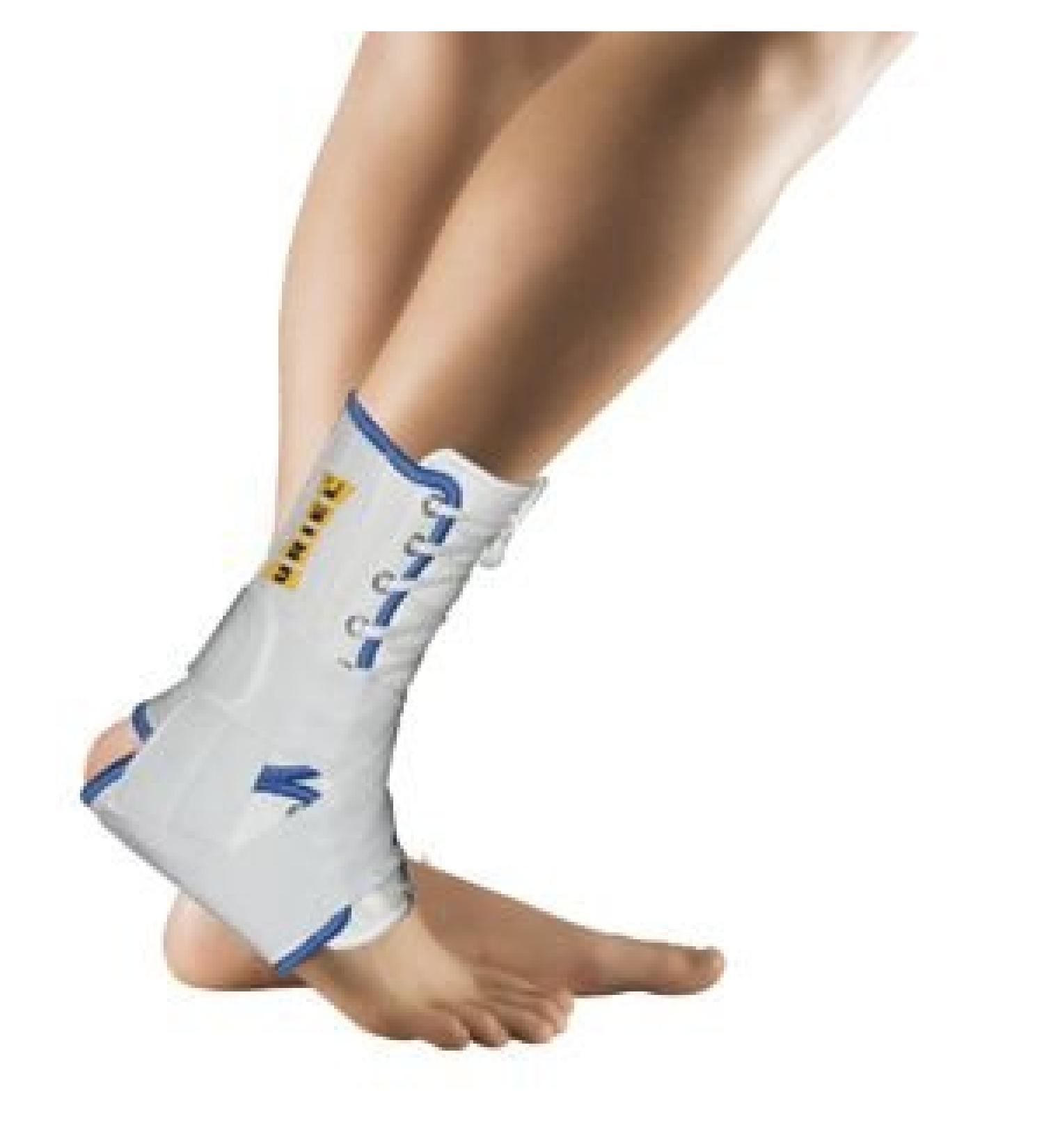 Ankle Brace with Bi-Lateral Buttresses Ideally for Basketball Player and Other Sportsman Or Fracture & After Plaster-Cast Removal Xtra Large by Uriel