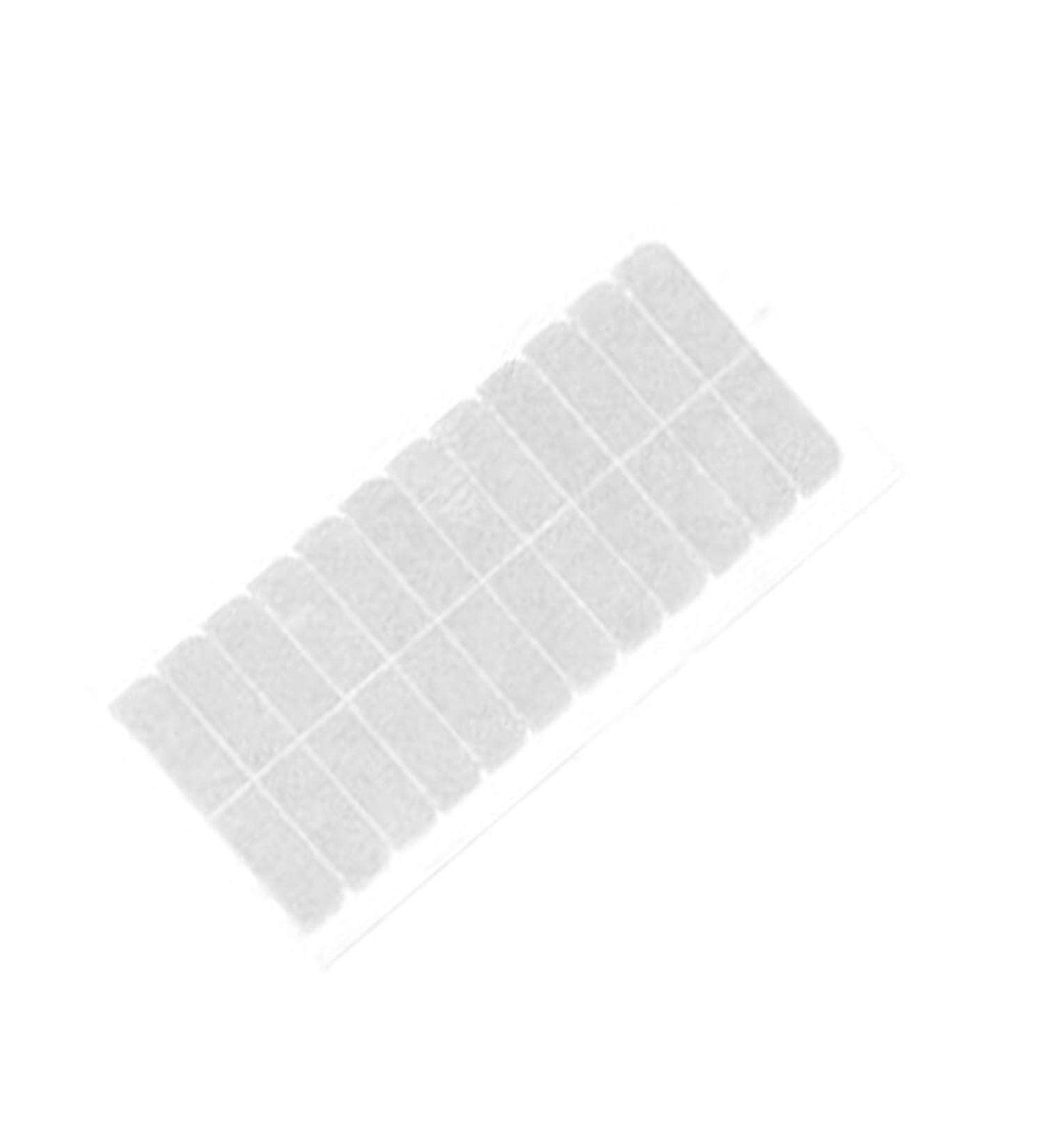 dijiusidy 12 Pieces Tabs Tape in Hair Extensions Pre-cut Home Supplies DIY Crafts Beauty Tools Double-sided Sticker Styling tab white1*4cm*12P - Buy Online on GoSupps.com