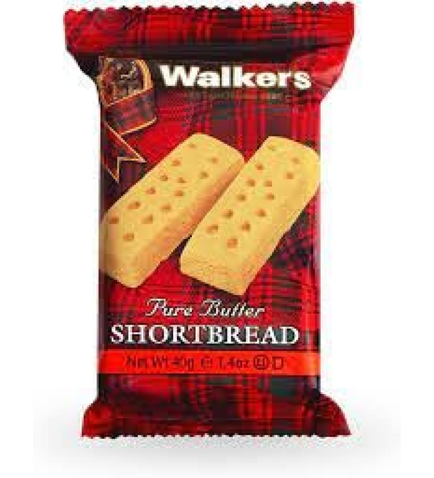 Walkers Shortbread Fingers Individually Wrapped 24 x 40g (1 Box) - Buy Online on GoSupps.com