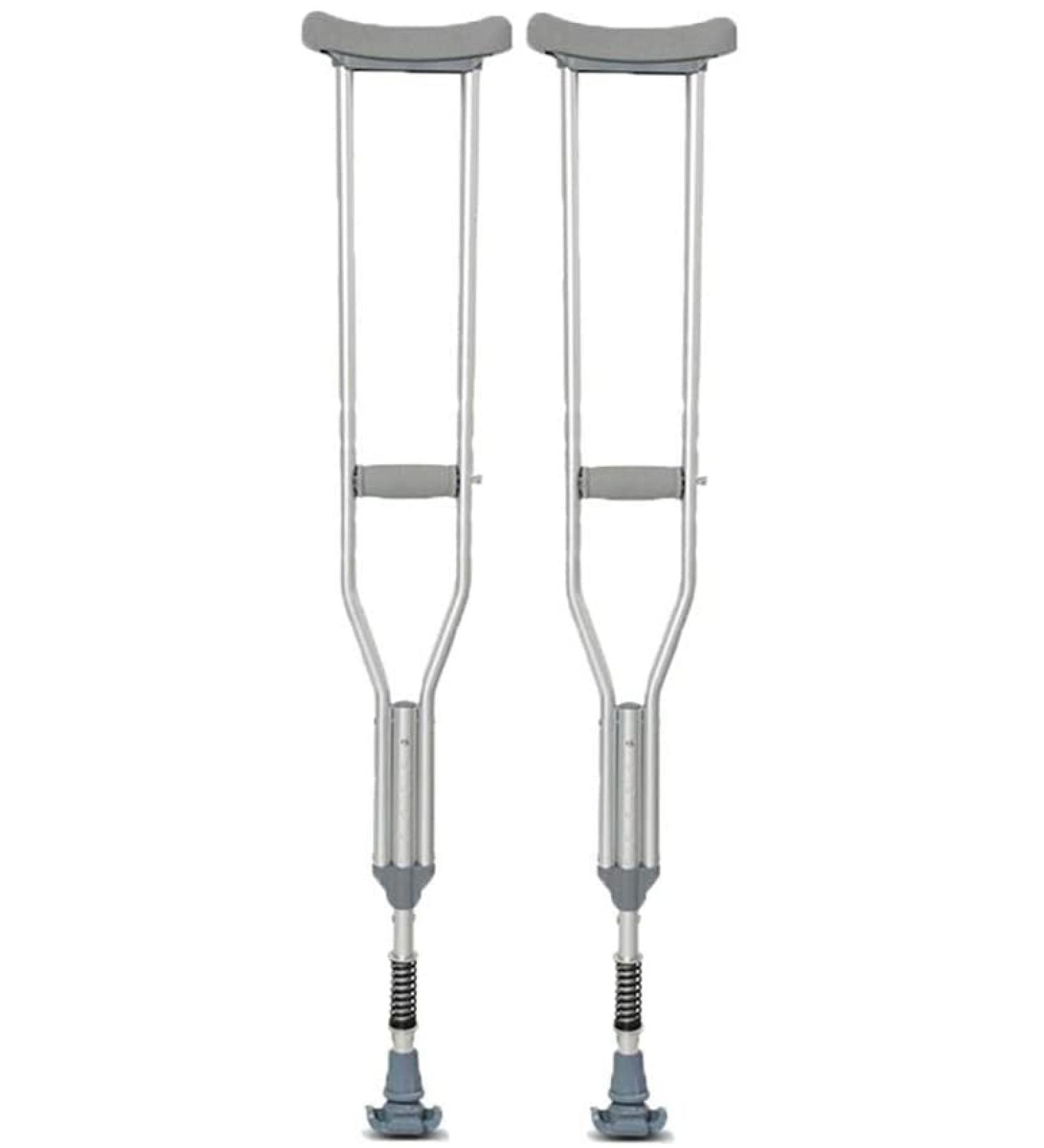 Crutches for Adults Underarm Crutches 1 pair underarms crutches lightweight elderly adults height-adjustable walking sticks anti-skid walking rehabilitation Great for Travel or Selfless dedication - Buy Online on GoSupps.com