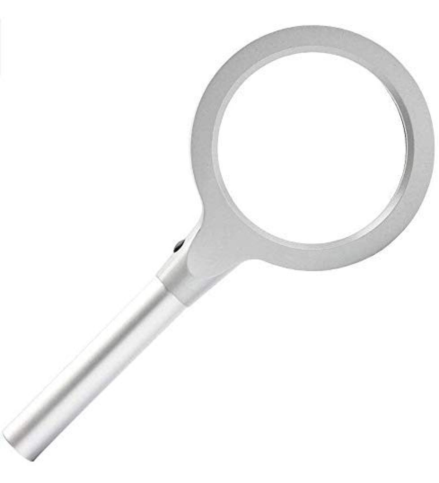 Lightweight Magnifying Glass 10 Times High-Definition Handheld Portable Magnifying Glass with 12 Lights for Old People to Read Read Read Newspapers Lofty Ambition - Buy Online on GoSupps.com