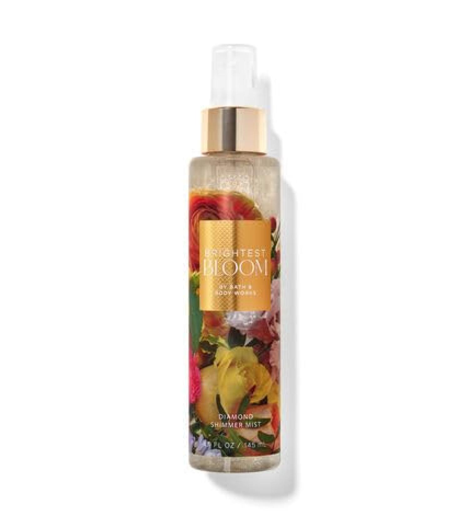 Bath and Body Works Diamond Shimmer Mist 4.9 Fluid Ounce (Brightest Bloom)