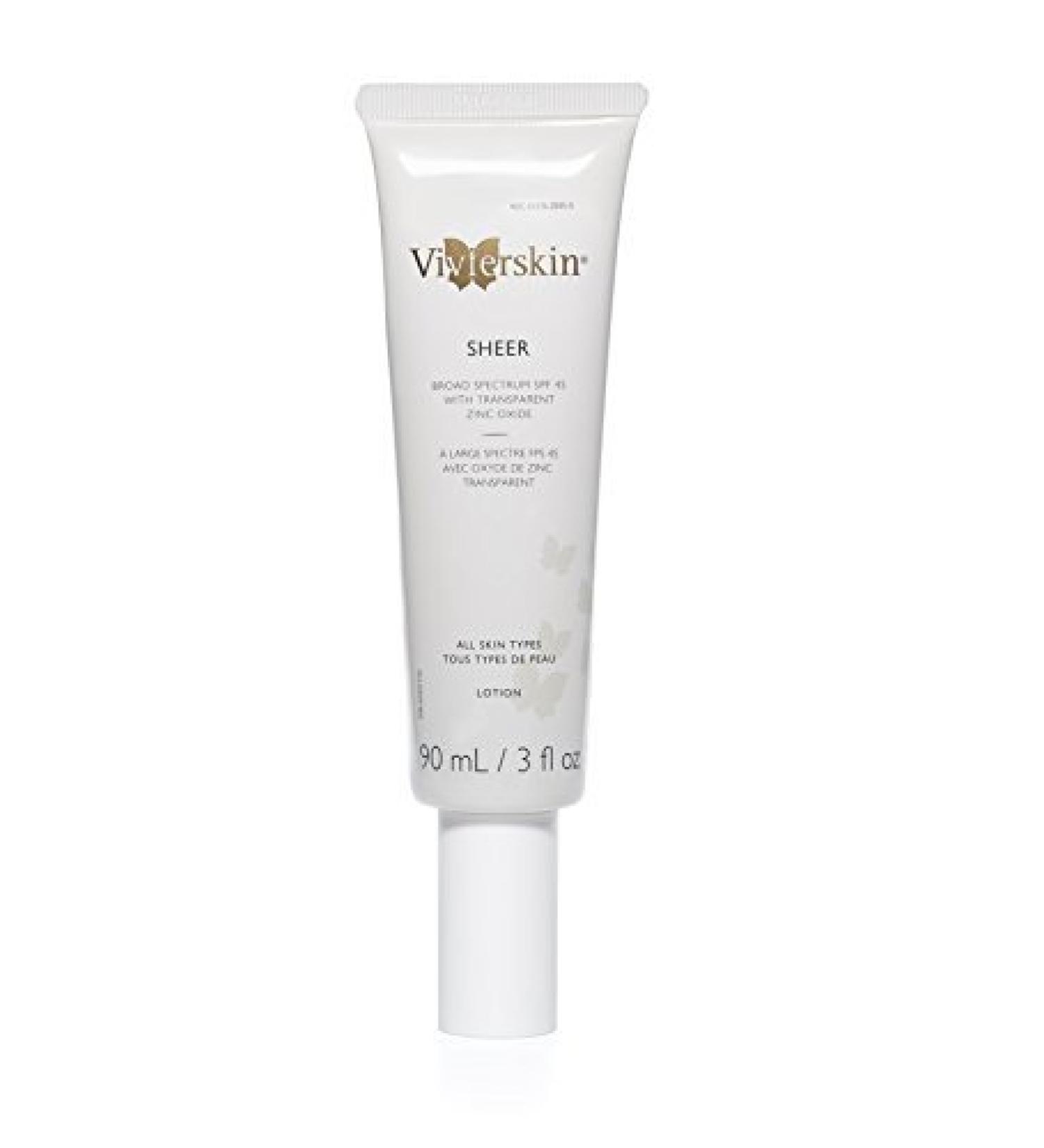Vivier Skin Broad Spectrum SPF 45  Sheer  3 Ounce
