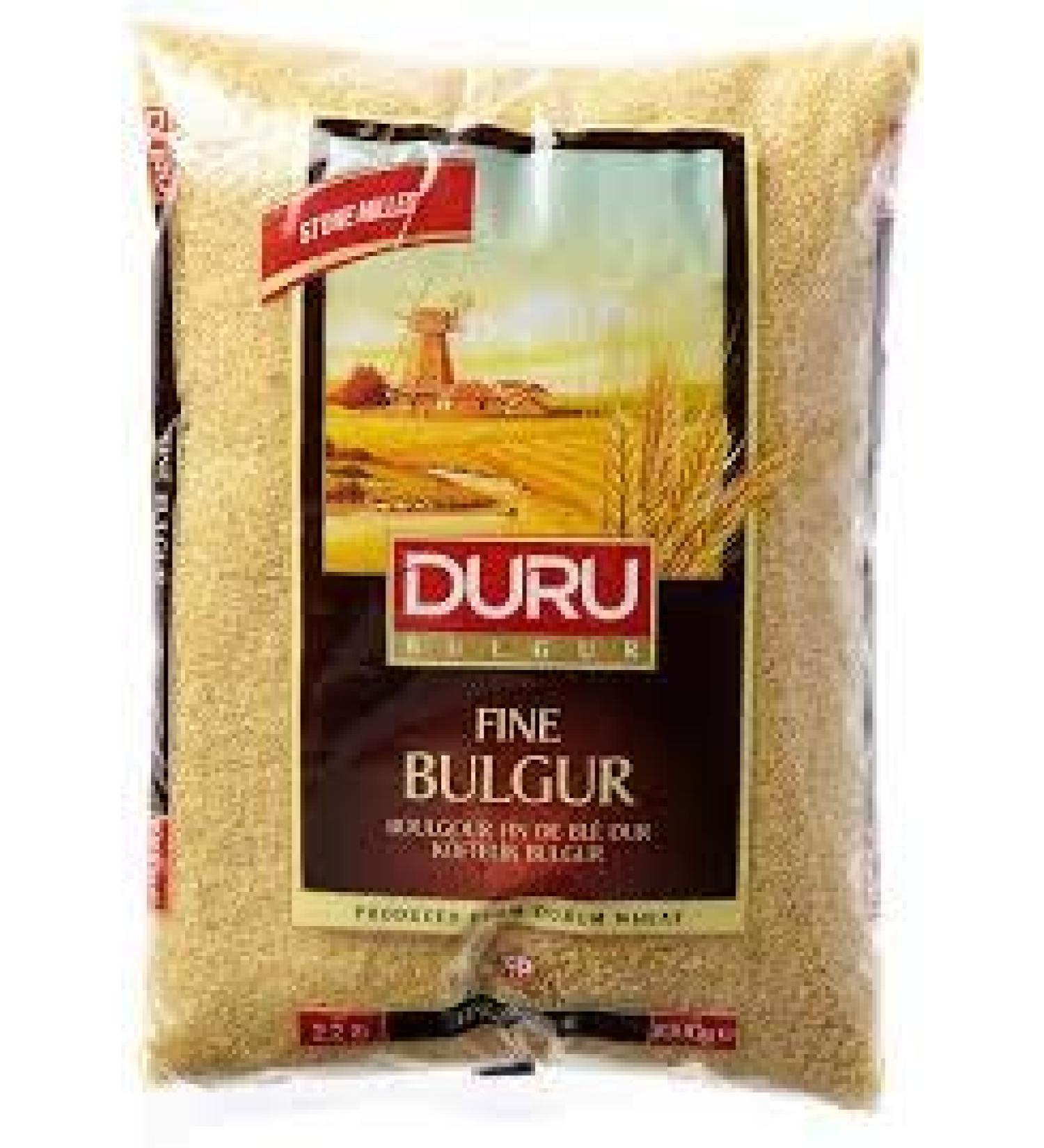 Duru Koftelik Bulgur Kisirlik Fine 1kg - Premium Turkish Bulgur for Authentic Recipes | International Shipping Available - Buy Online on GoSupps.com