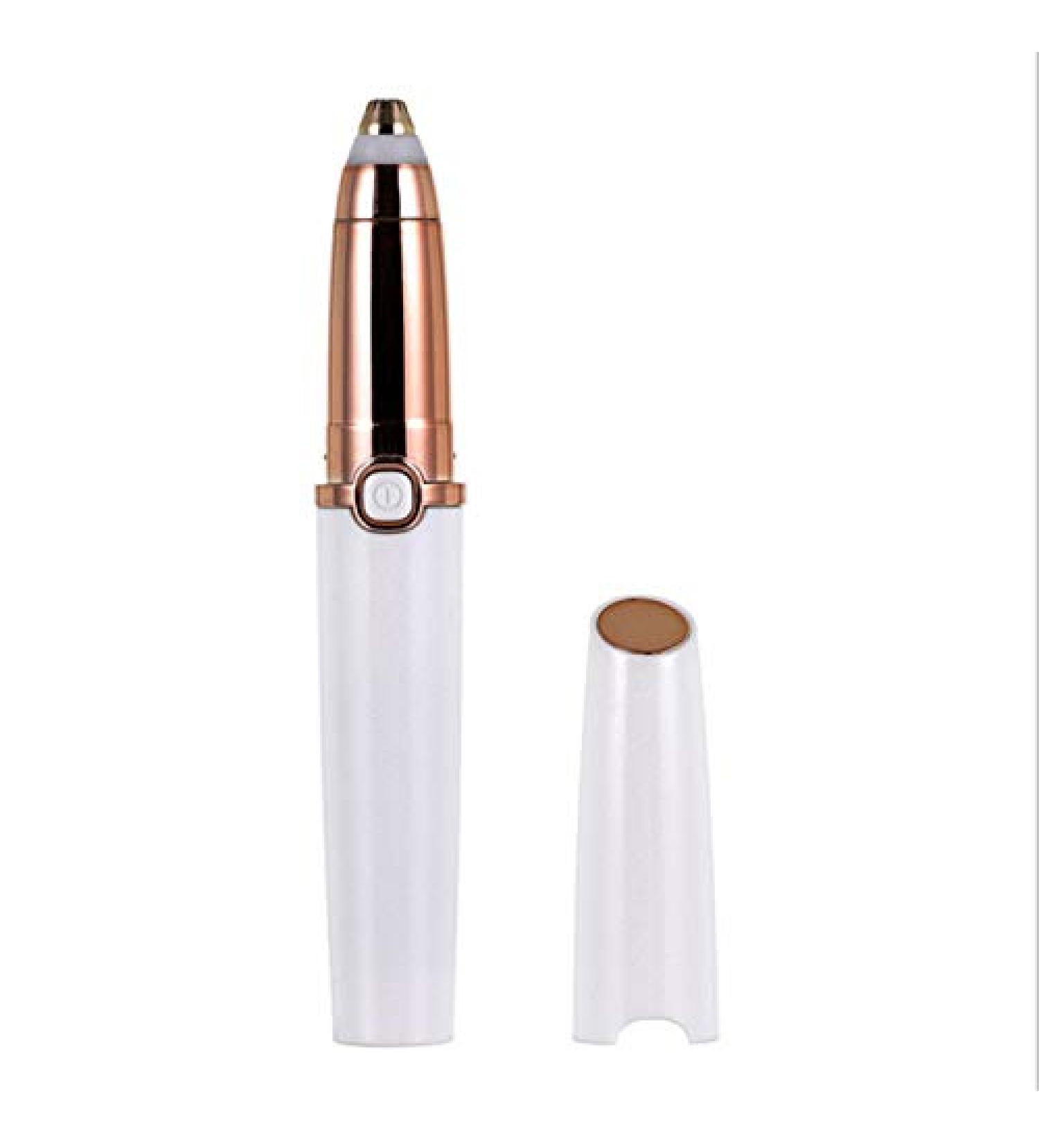 Eyebrow Epilator YuanMu Eyebrow Hair Remover for Women Battery Operated Electric Eyebrow Trimmer and Shaper for Smooth Trimming Eyebrow Razors White - Buy Online on GoSupps.com