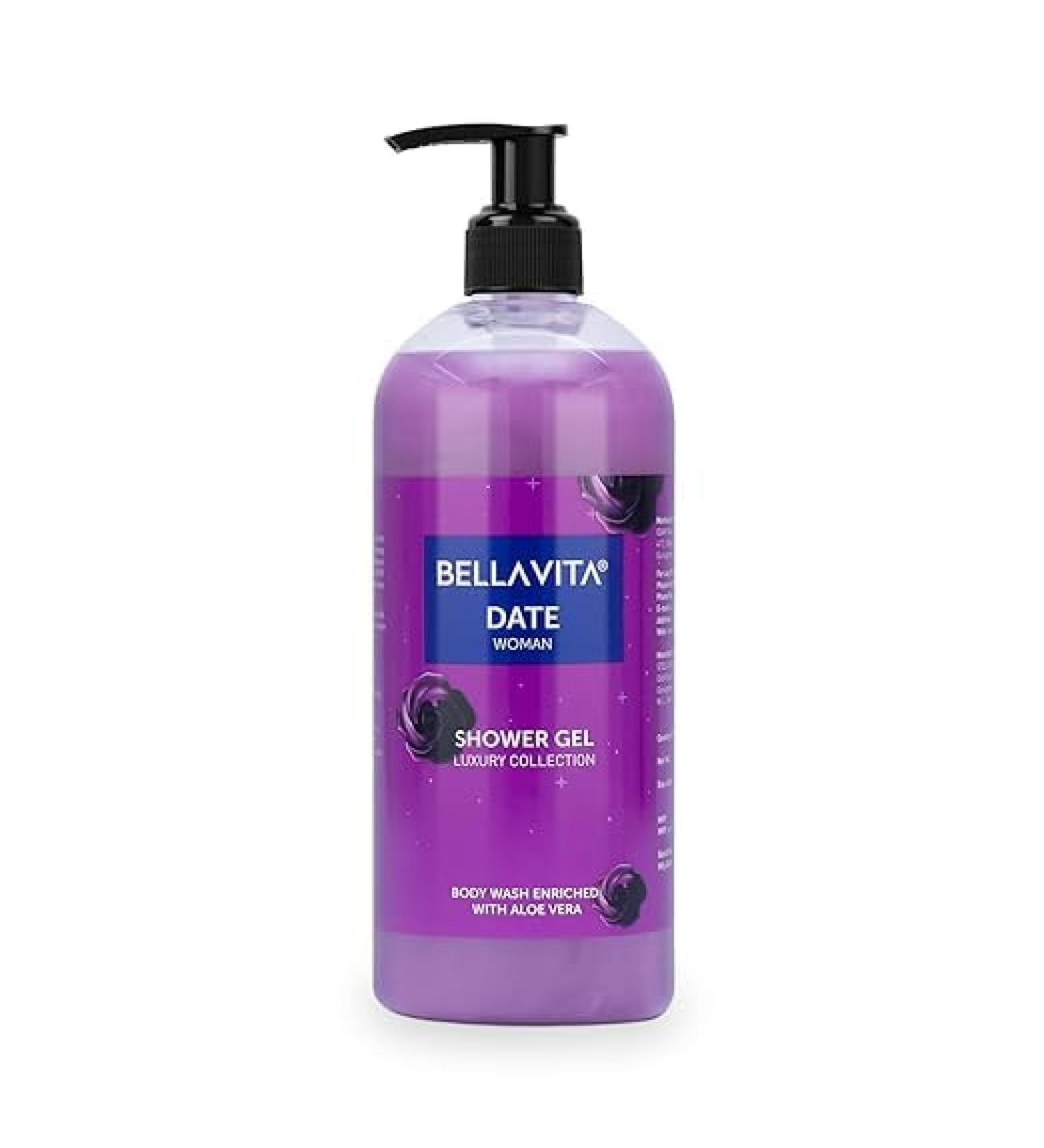 Bella Vita Luxury Date Body Wash - Hydrating Aloe Vera Shower Gel for Deep Cleansing & Softer Skin - 500ml - Buy Online on GoSupps.com