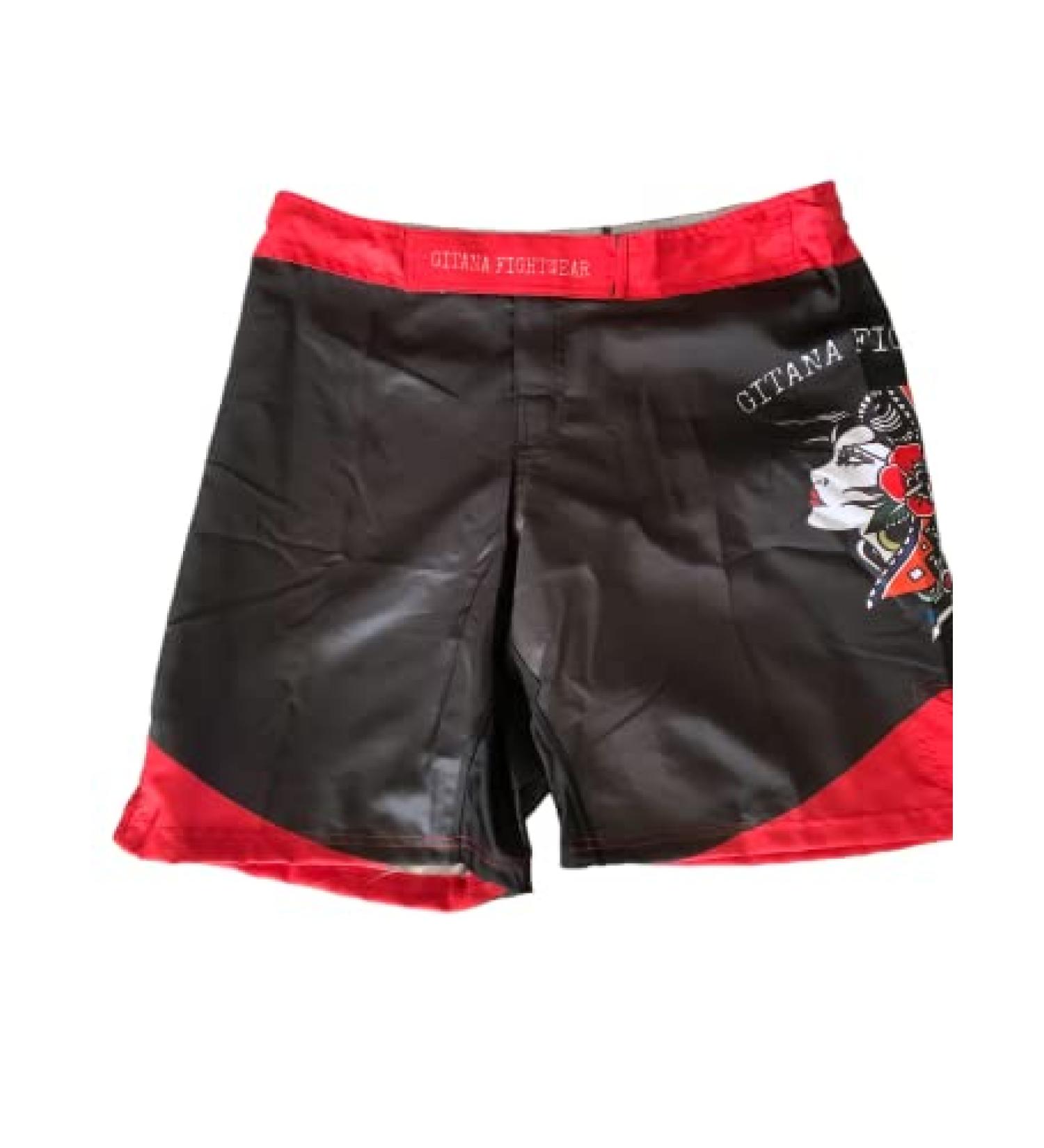 GITANA FIGHTWEAR Red Gypsy Men's MMA Fight Shorts | No-Gi BJJ Jiu Jitsu Grappling Sparring | Medium - Buy Online on GoSupps.com