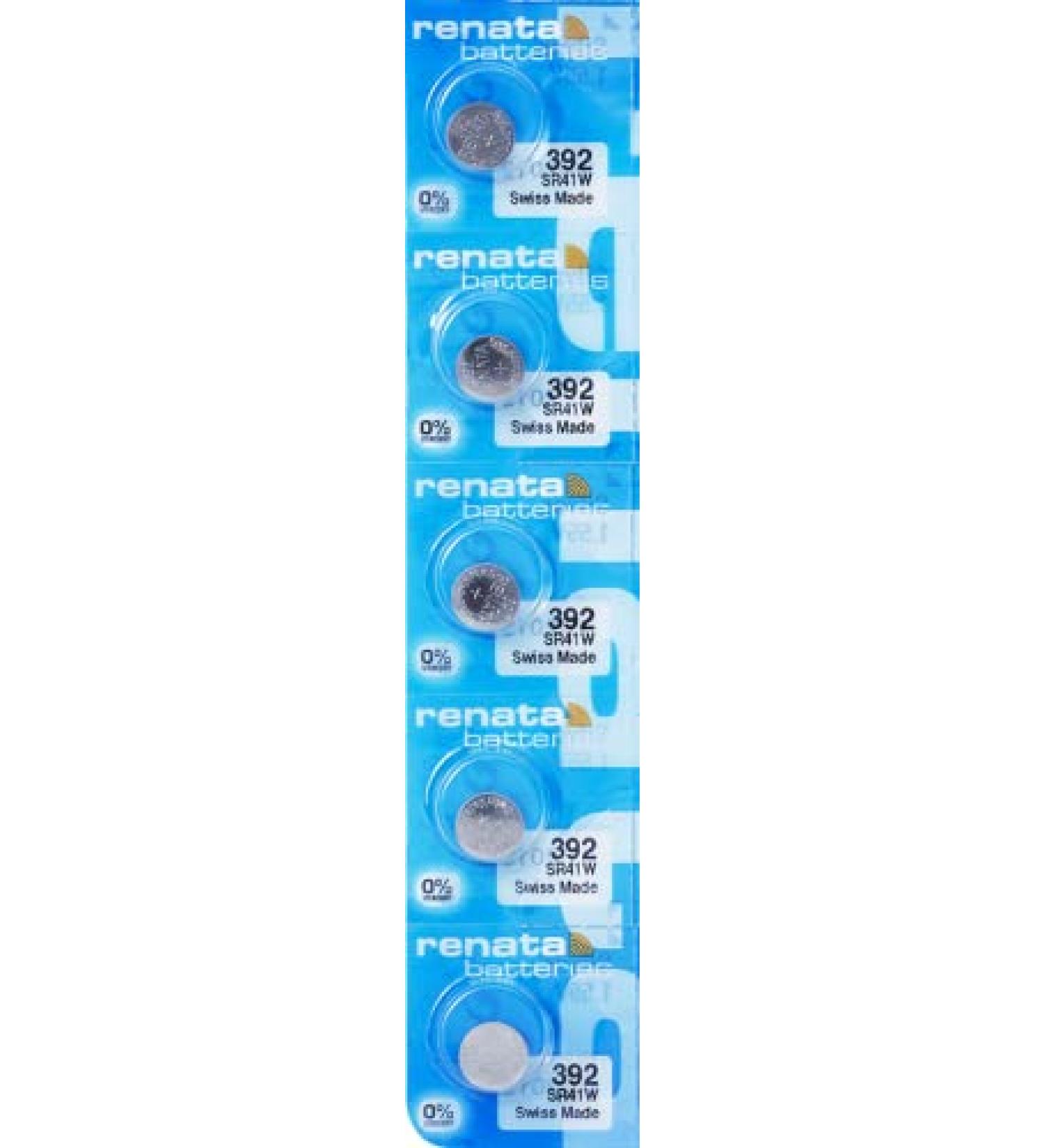 Renata Batteries 392 Silver Oxide Watch Battery (5 Pack) | Reliable Long-Lasting Power for Watches - International Shipping Available - Buy Online on GoSupps.com