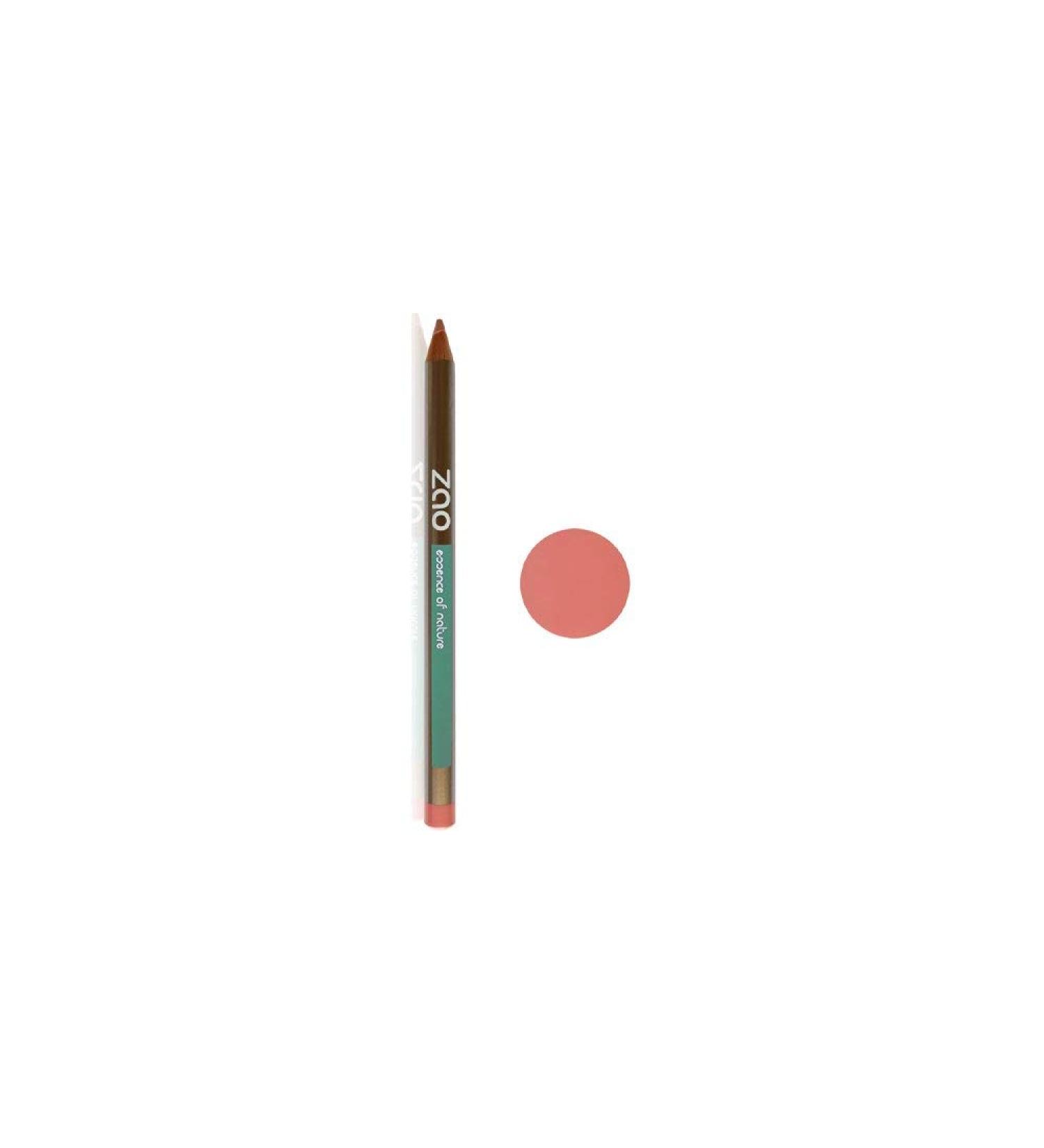 ZAO wooden pencil 609 old pink lip liner lip liner eyeliner kajal