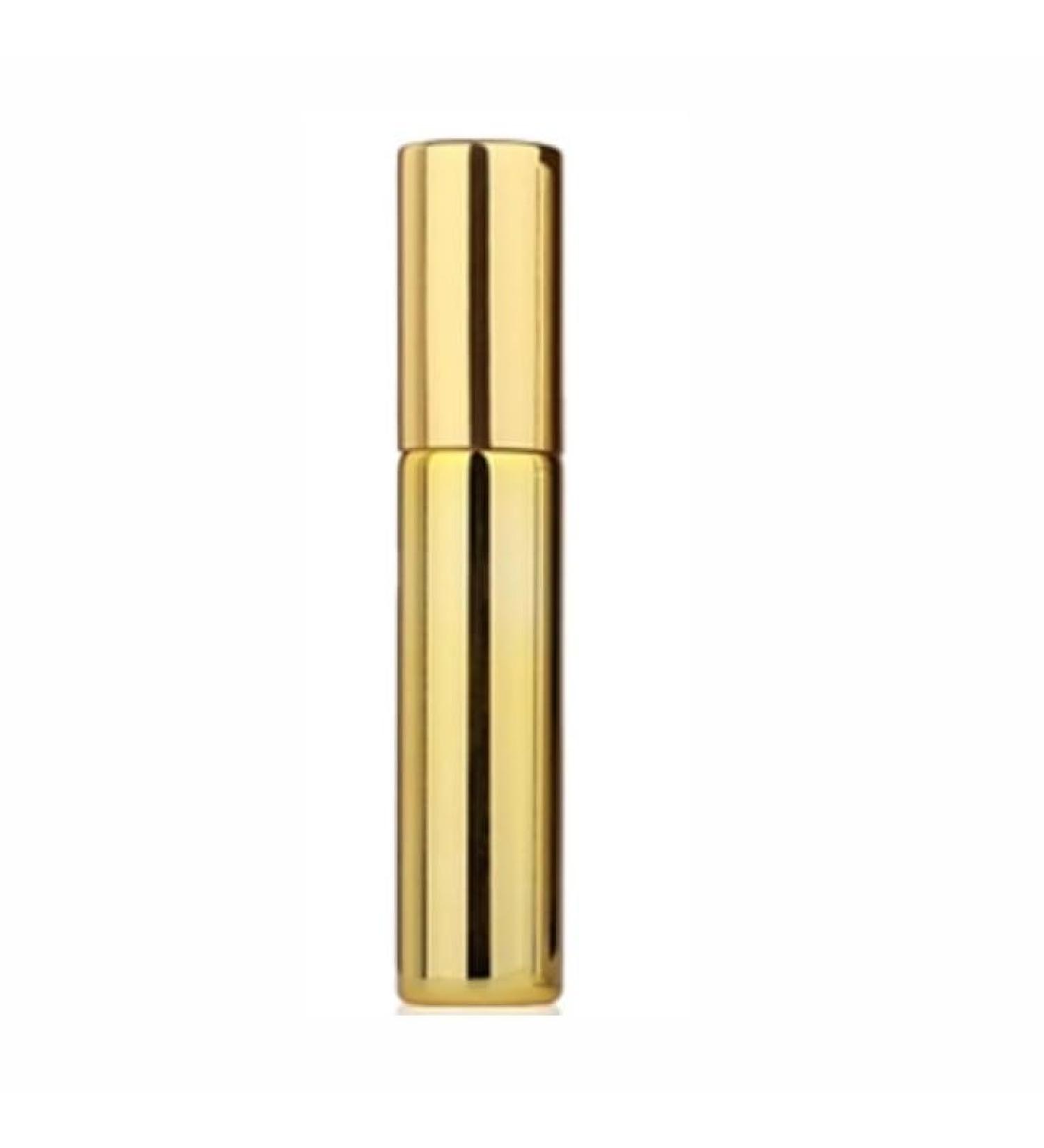 10ML Portable UV Glass Refillable Perfume Bottle With Aluminium Atomizer Spray Empty Containers (GOLD) - Buy Online on GoSupps.com