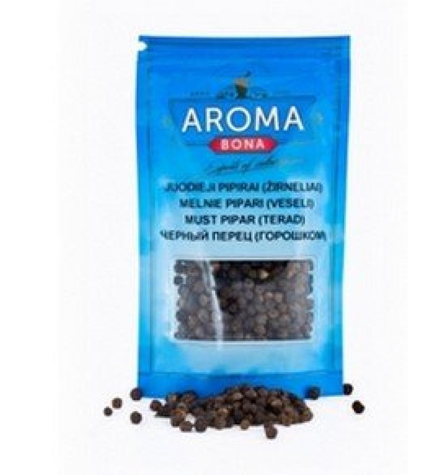 Aroma Bona Black Pepper Beans - Pack of 10 (10 x 25 g)