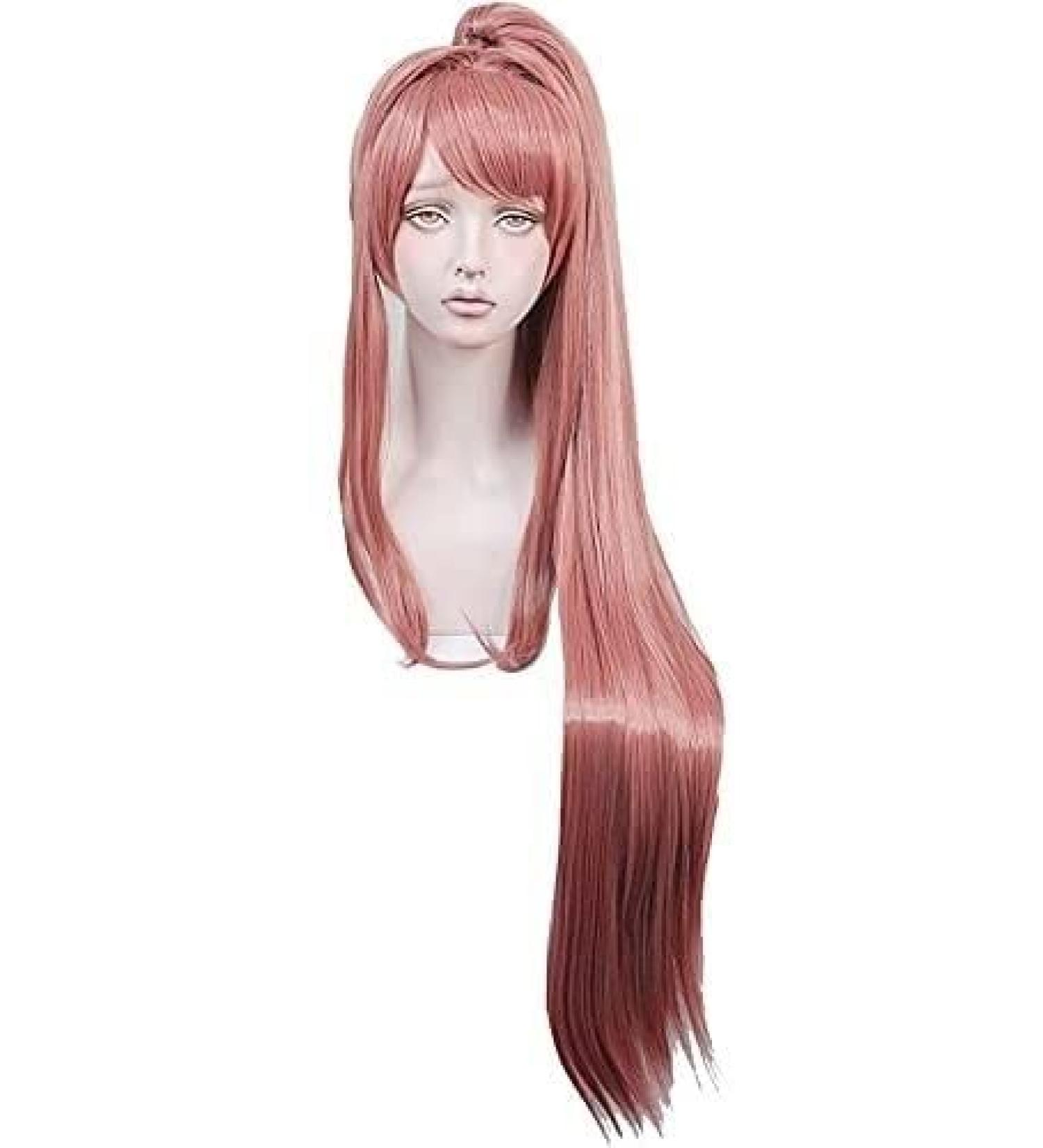 WHBHD Anime Coer Wig | Doki Doki Literature Club Cosplay Monika Natsuki Sayori | Heat Resistant Fiber Hair Wigs - Buy Online on GoSupps.com