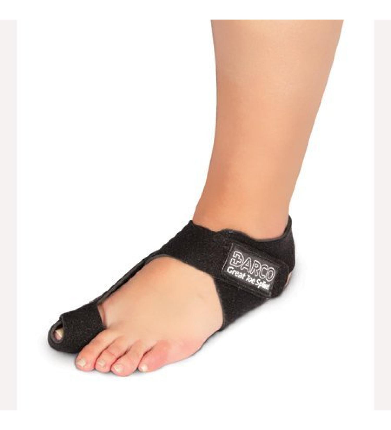 DARCO GTS Black Adjustable Splint for Hallux Valgus, Bunion and Joint Conditions - LG/Left W8-11/M10-13 - Buy Online on GoSupps.com