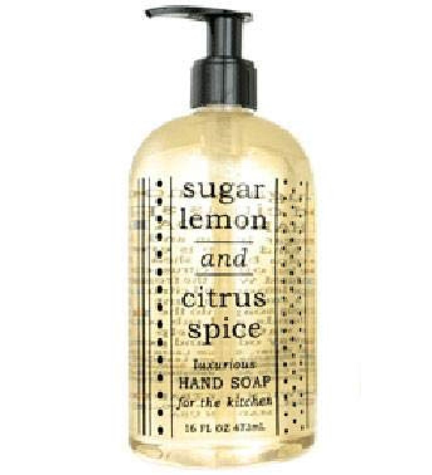 Greenwich Bay Sugar Lemon & Citrus Spice Hand Soap-2 bottles
