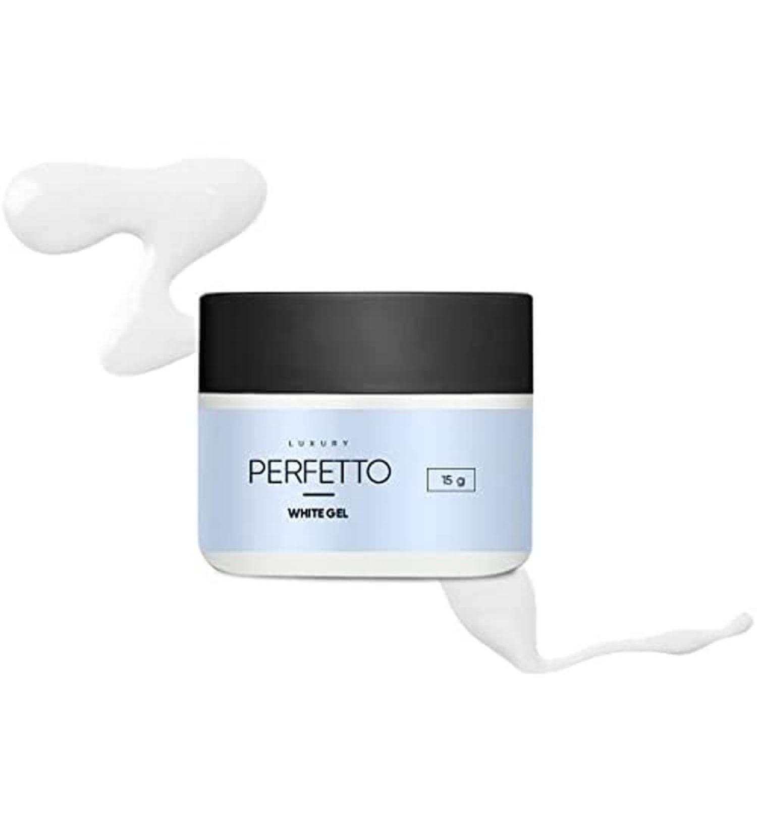 Mistero Milano White Gel for French Nail Art Baby Boomer PERFETTO Mistero Milano 15 ml / 30 ml (15 ml) White 15 ml (1 pack)