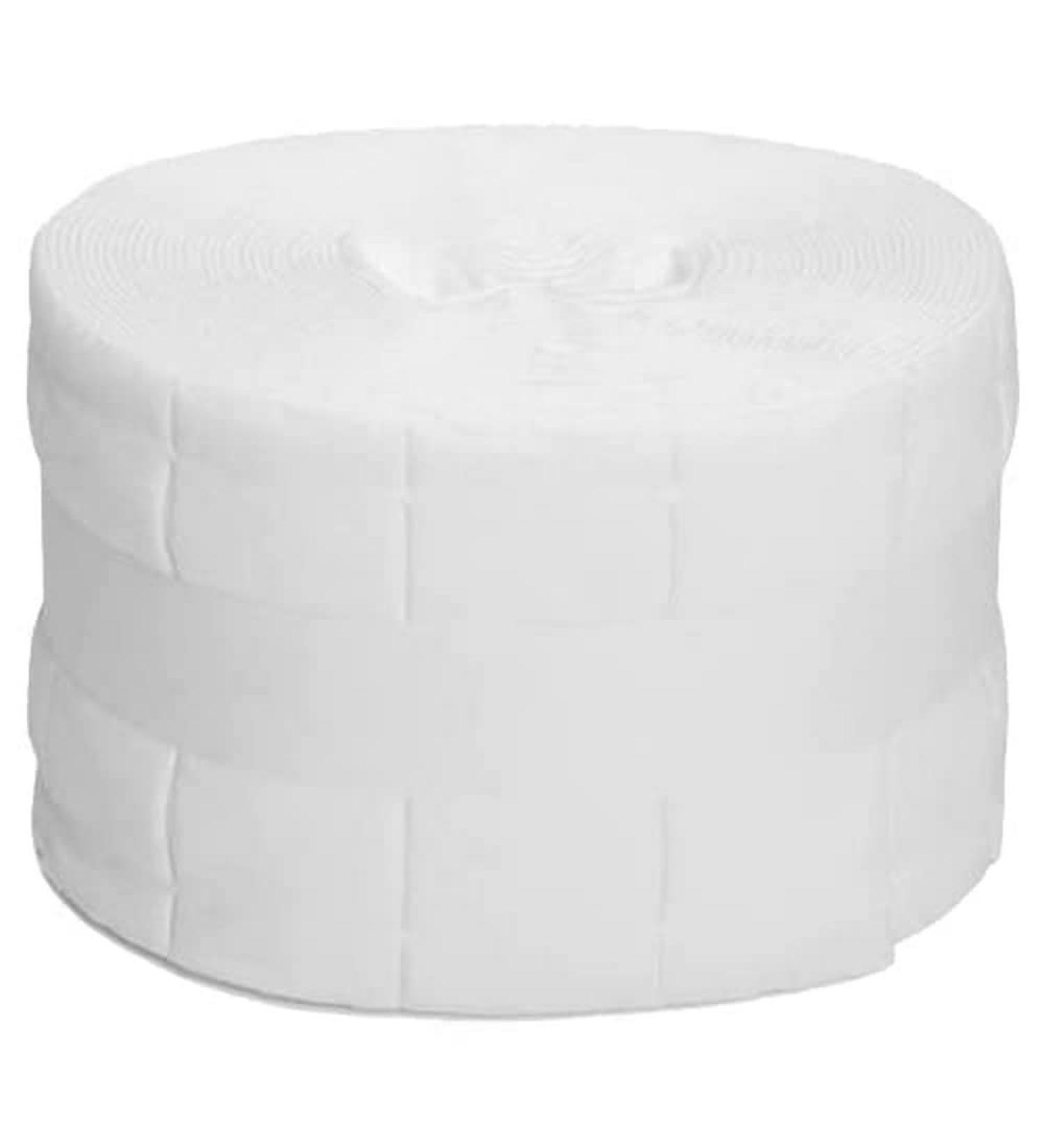 Mistero Milano Zeletten role for nails - Cleaner Geln gel - Footless - Footpan - Cotton pads for gelails - Professional absorbent gel polishing pads - 500 pieces rounded