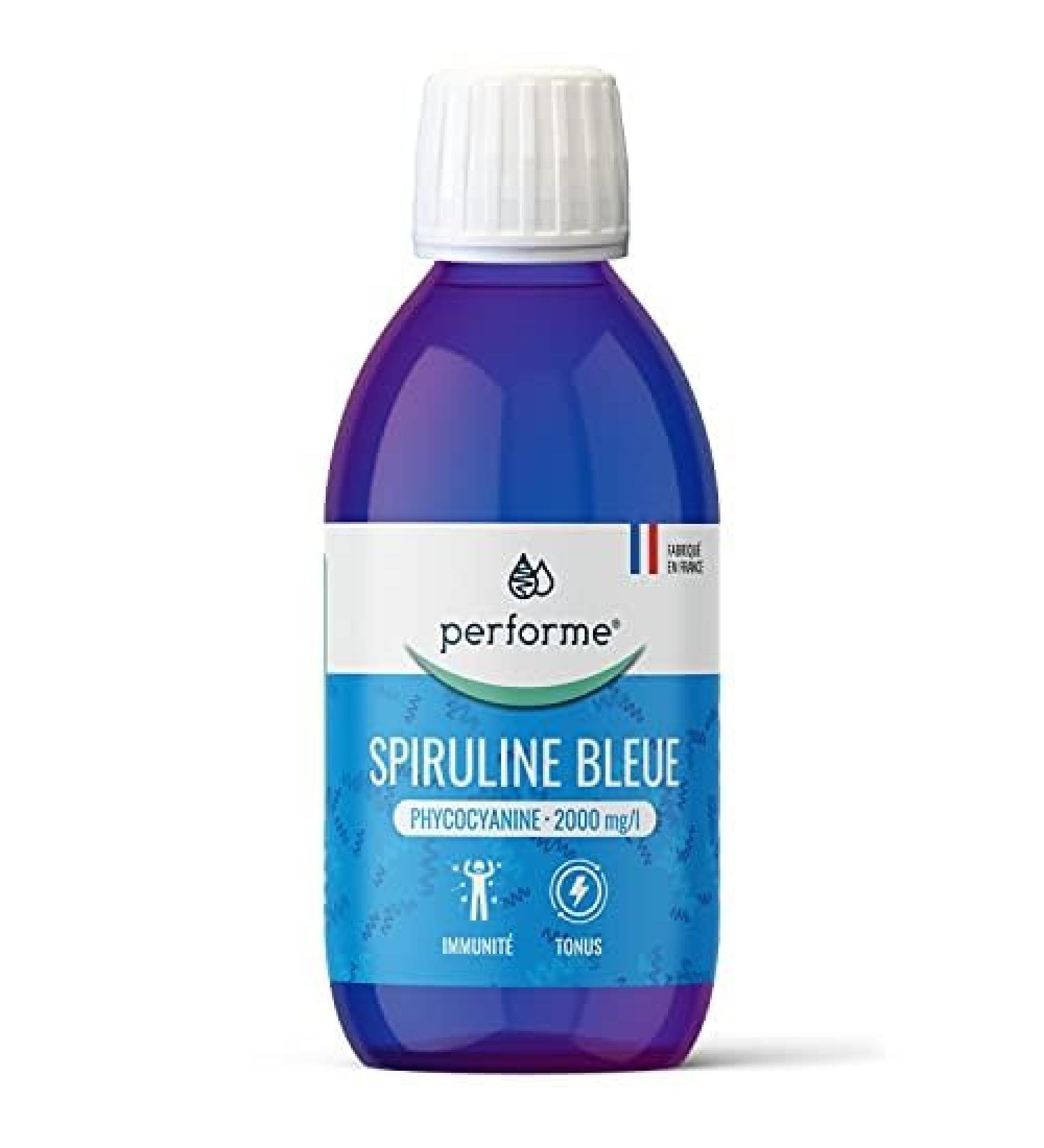  Performe Performe - Blue Liquid Spirulina Concentrated in Phycocyanin at 2000 mg/l 20-day supply Immunity and Energy Formula - Buy Online on GoSupps.com