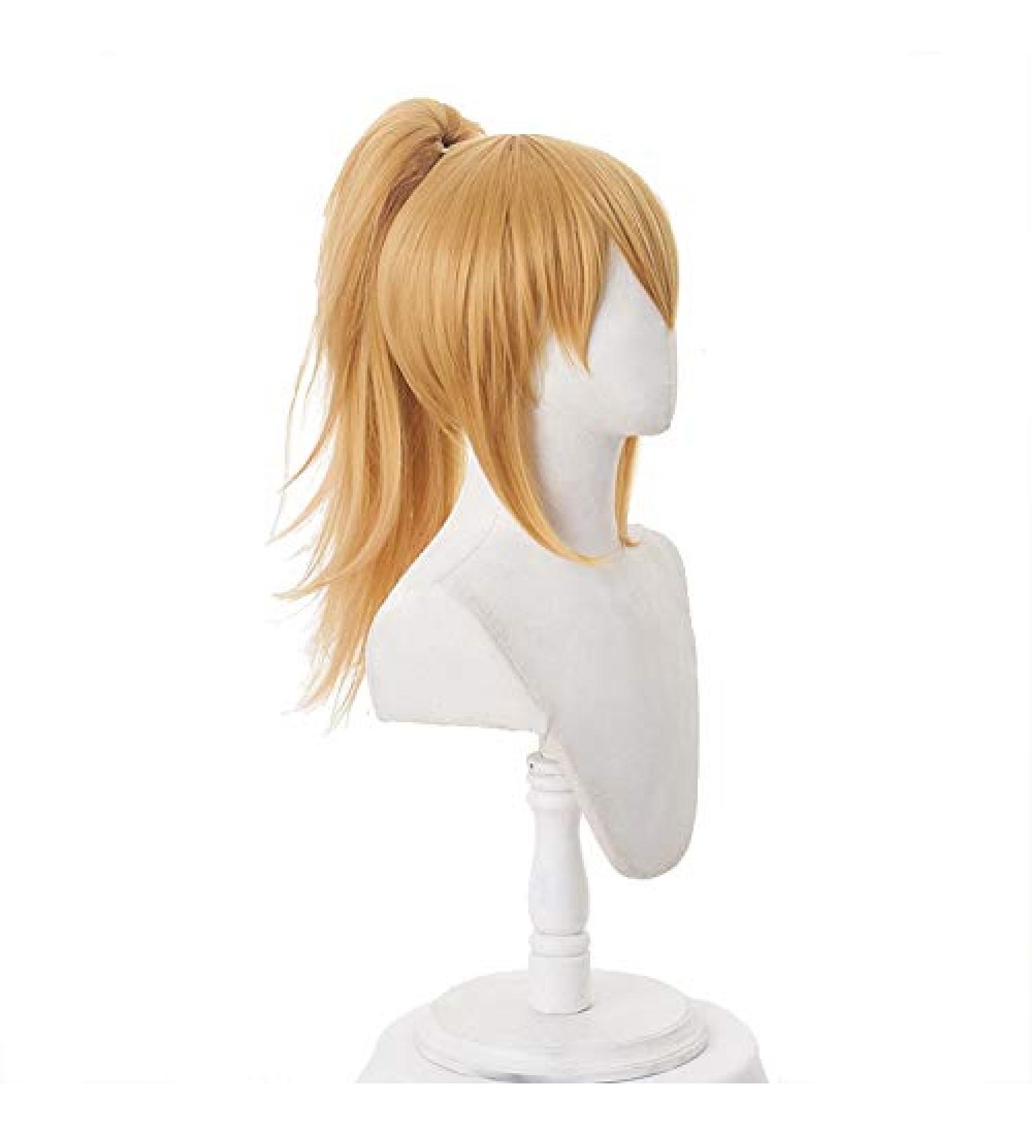 Game Arknights King Of Advance Cosplay Wig Gradient Long Horsetail Heat-Resistant Fiber Hair Anime Costume Wigs Perucas Kuzw4769