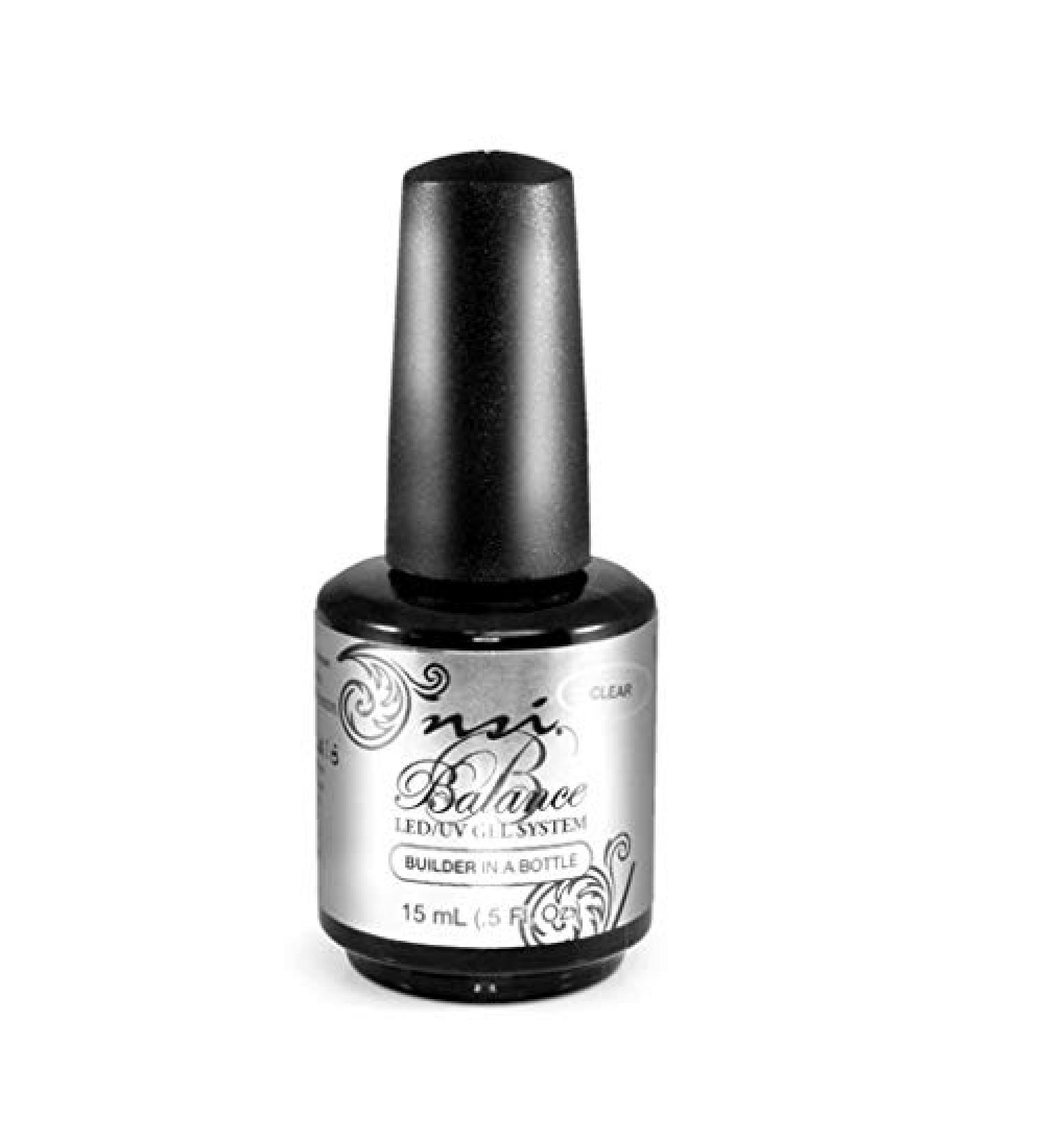NSI Balance LED/UV Gel System - Builder In A Bottle - Clear - 15ml / 0.5oz