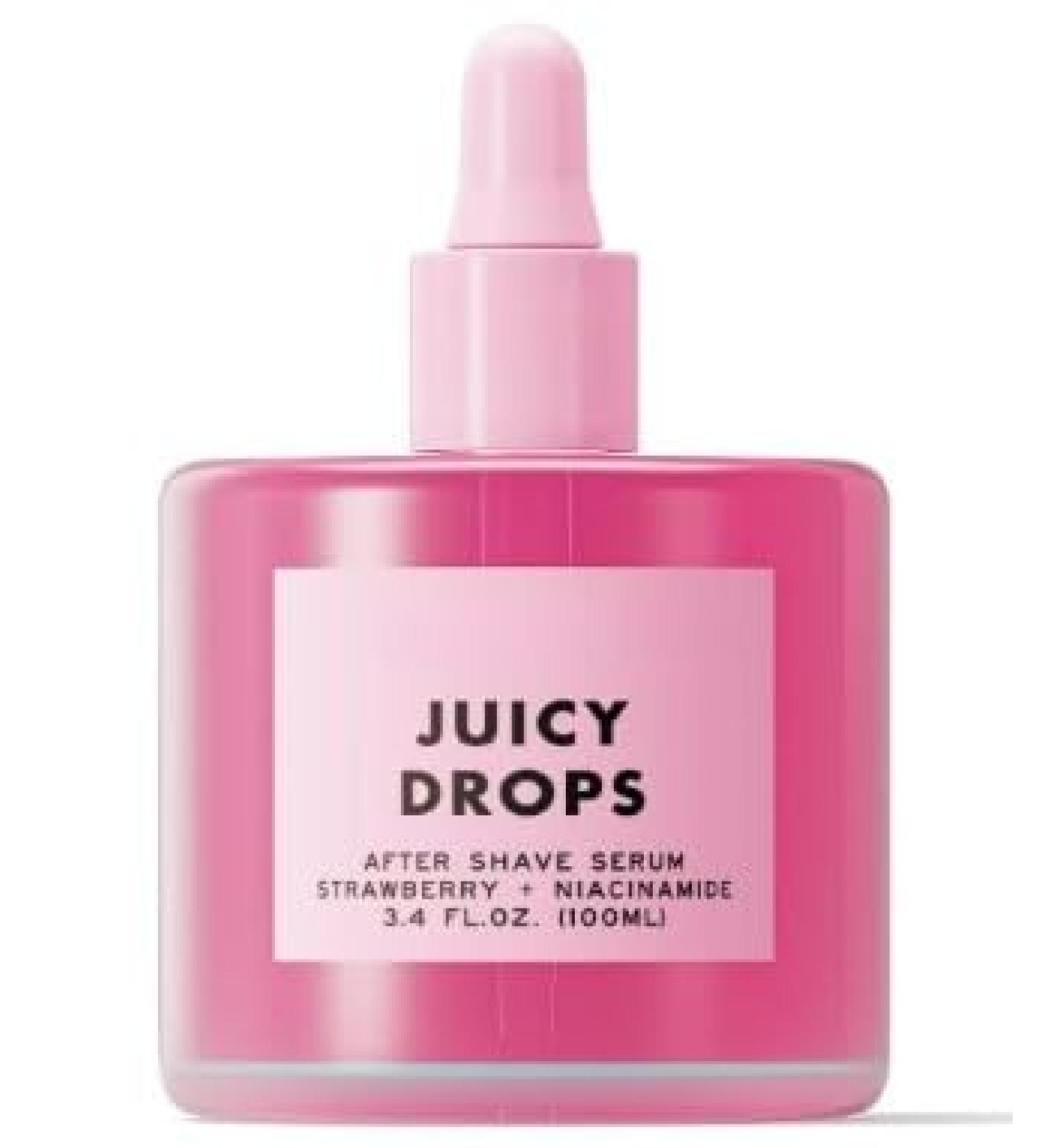Juicy Drops After Shave Serum for Face & Body Hydrating Soothing Non-Greasy Post-Shave Care for All Skin Types 2 fl oz