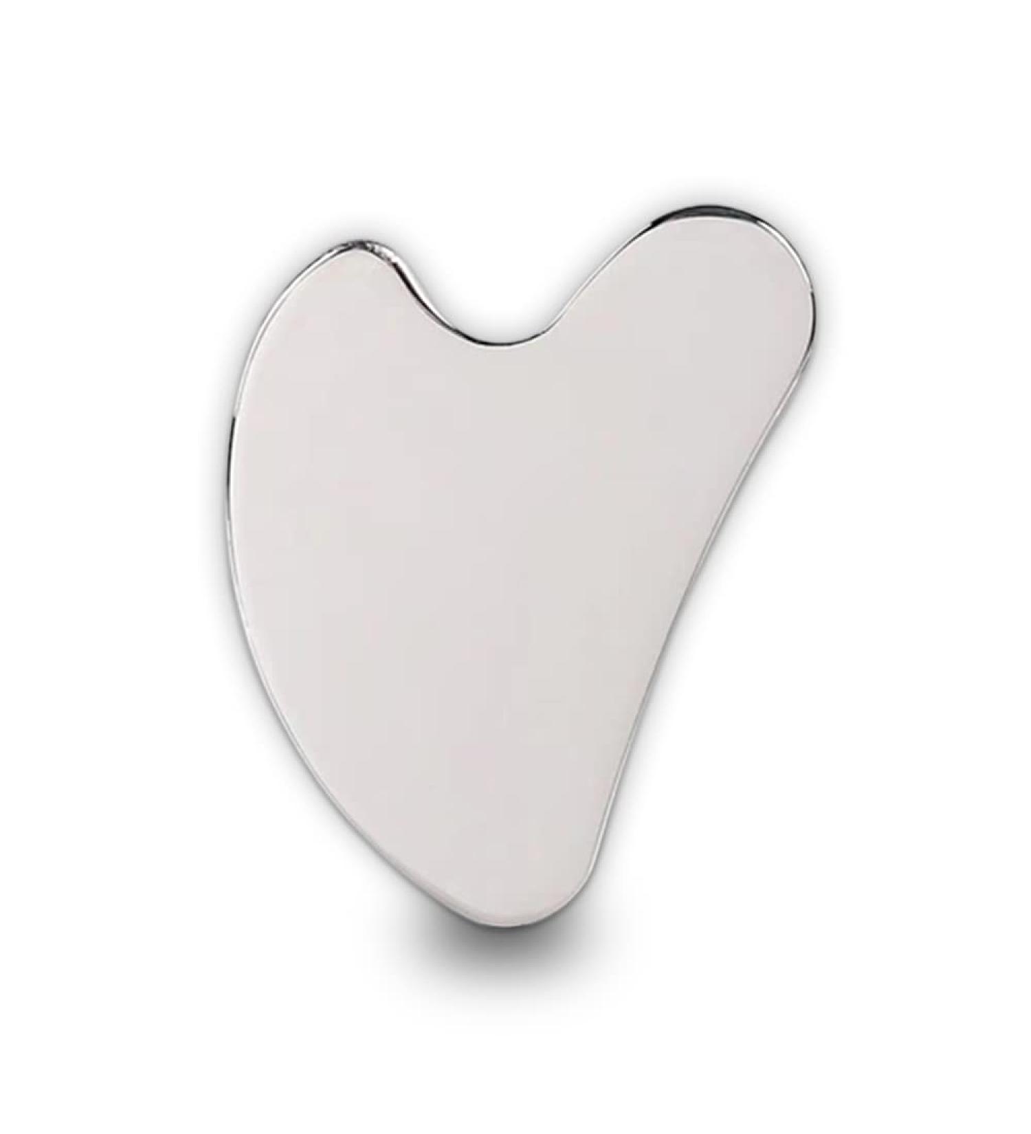 Stainless Steel Gua Sha Tool for Face, Body, Neck & Eyes - Durable Heart Massage Beauty Tool - Metal Gua Sha Skin Care Gift - Buy Online on GoSupps.com