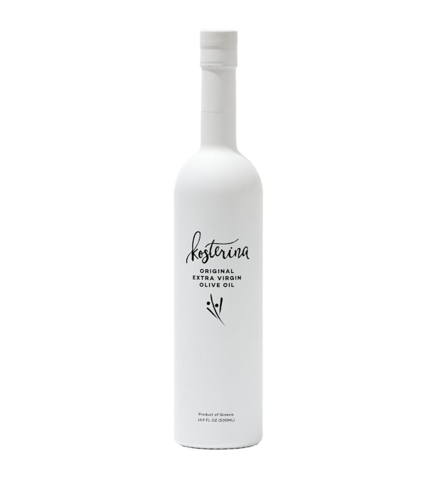 Kosterina Original Extra Virgin Olive Oil - Premium Cold-Pressed Greek EVOO (16.9 oz) | 100% Pure Koroneiki Olives | Superfood | Peppery & Smooth Flavor - Buy Online on GoSupps.com
