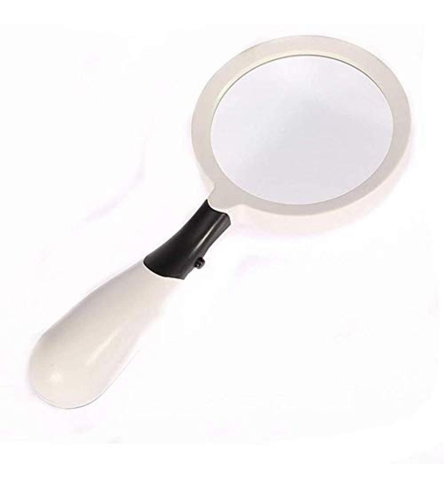 Magnifying Glasses Vision aids Handheld 2X Glasses HD Lens Best LED Illumination Magnifying Glass for Seniors Kids Reading Books Newspapers Maps Coins Jewellery Crafts Stationery Office Supplies 1PCS - Buy Online on GoSupps.com