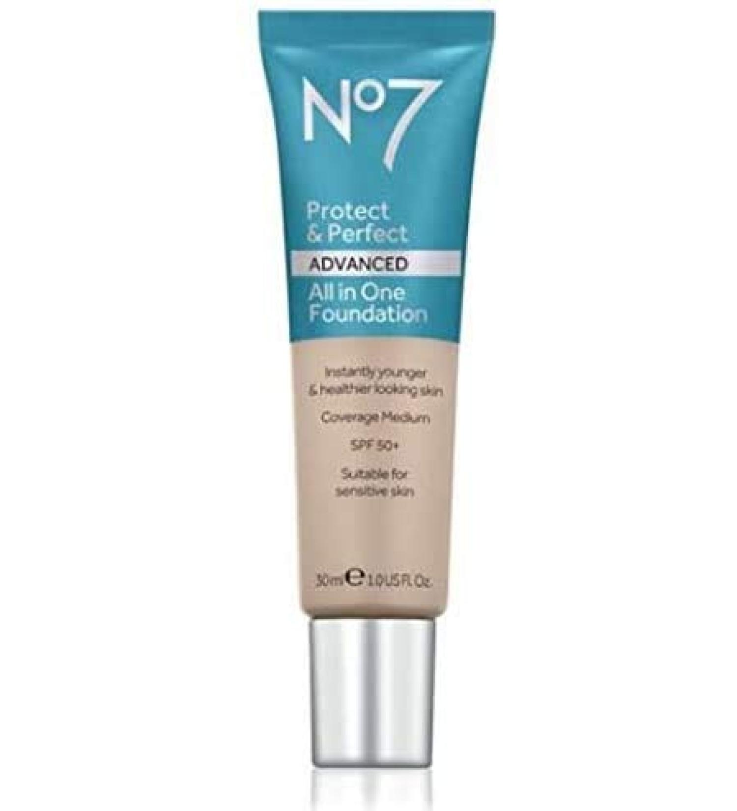 No7 Protect & Perfect Advanced All-In-One Foundation - Warm Ivory