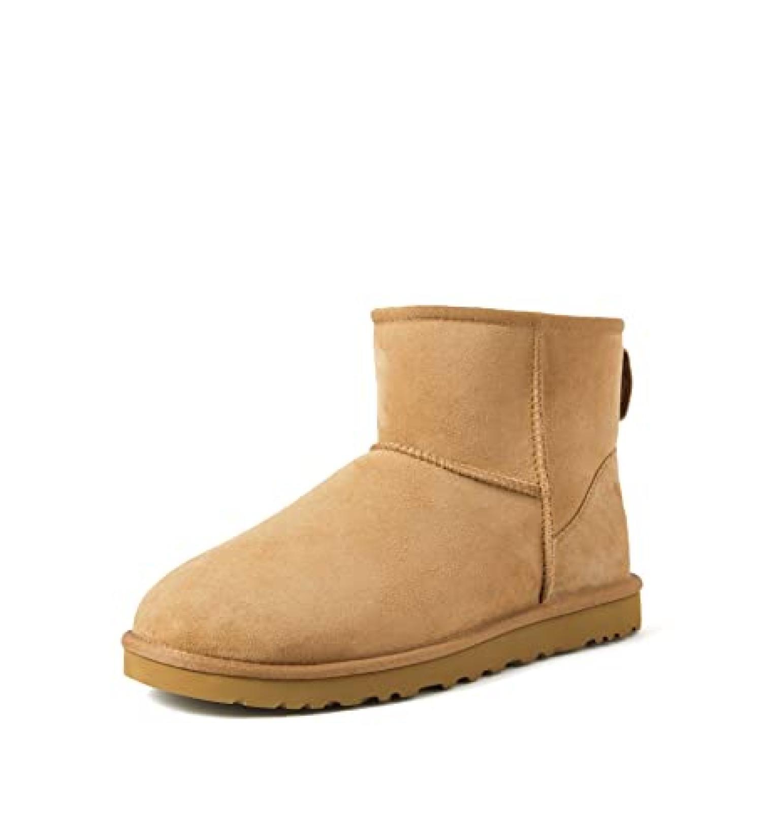 UGG Men's Classic Mini Winter Boot 11 Chestnut Twinface - Genuine Sheepskin Lined Boots - Buy Online on GoSupps.com