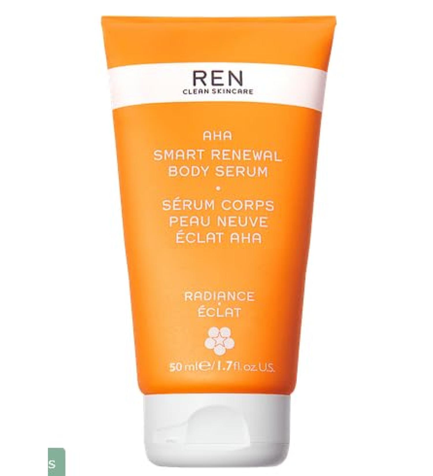 REN Clean Skincare - Mini AHA Radiance New Skin Body Serum - 50ml - Buy Online on GoSupps.com