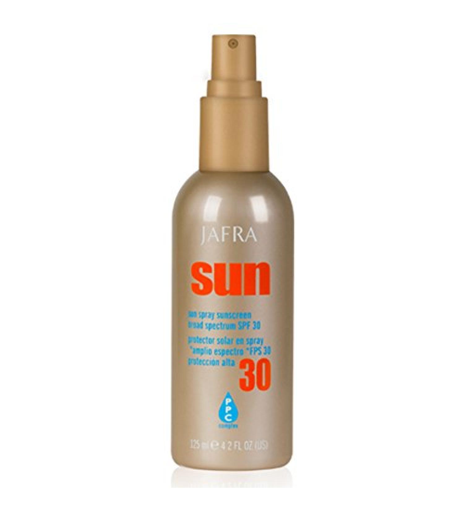 Jafra Sun Spray Sunscreen Broad Spectrum SPF 30 4.2 fl. oz. 125 ml
