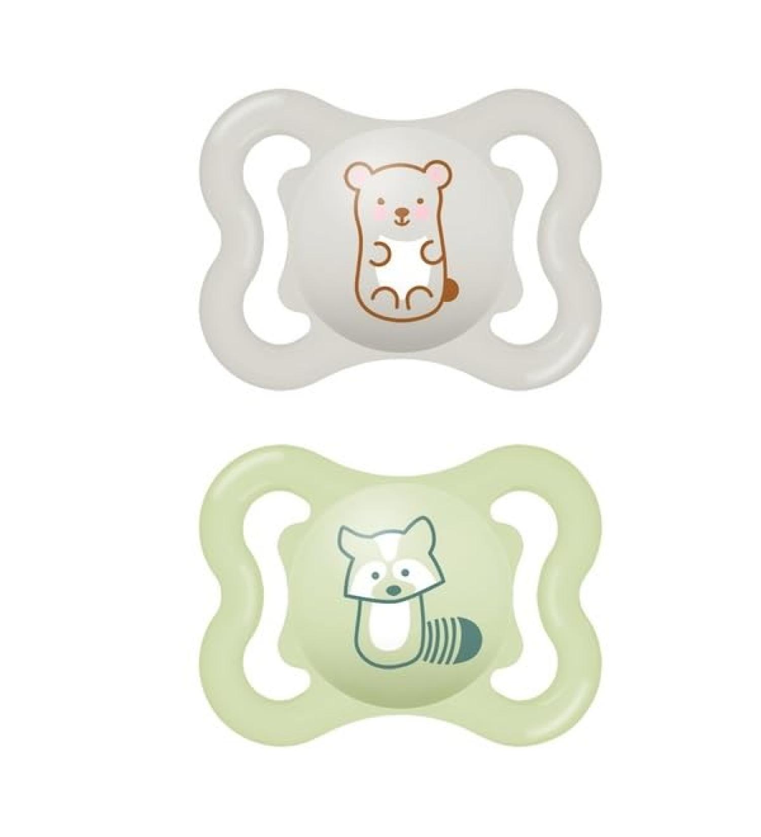 MAM Air 120S Silicone Pacifier Unisex 2-6 Months 2 Pack