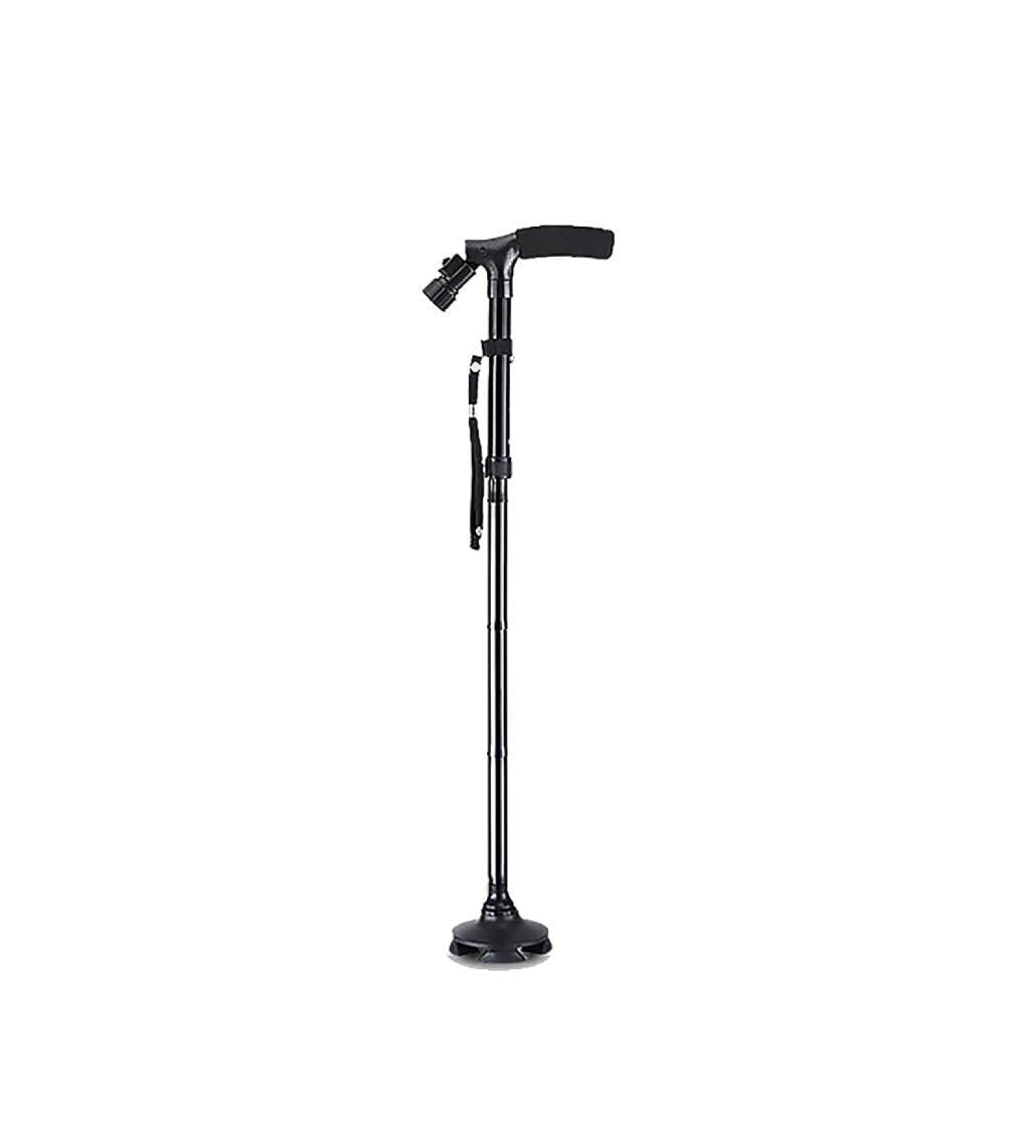 Canes Solid Wood Walking Stick Walking Stick for rollator Folding Walking Stick Canes -Leg Base Adjusted Height-Telescopic Disability Medical Aid Elderly Crutches Aluminum Anti-Skid Walker with - Buy Online on GoSupps.com