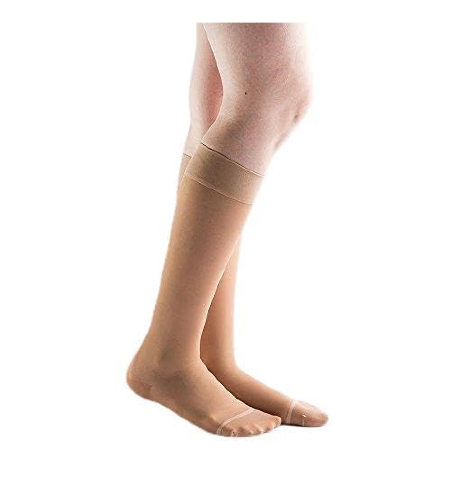 Actifi Women's Compression Stockings 20-30 mmHg - Sheer Closed Toe Knee High X-Large Light Nude Best for Comfort & Support - Buy Online on GoSupps.com
