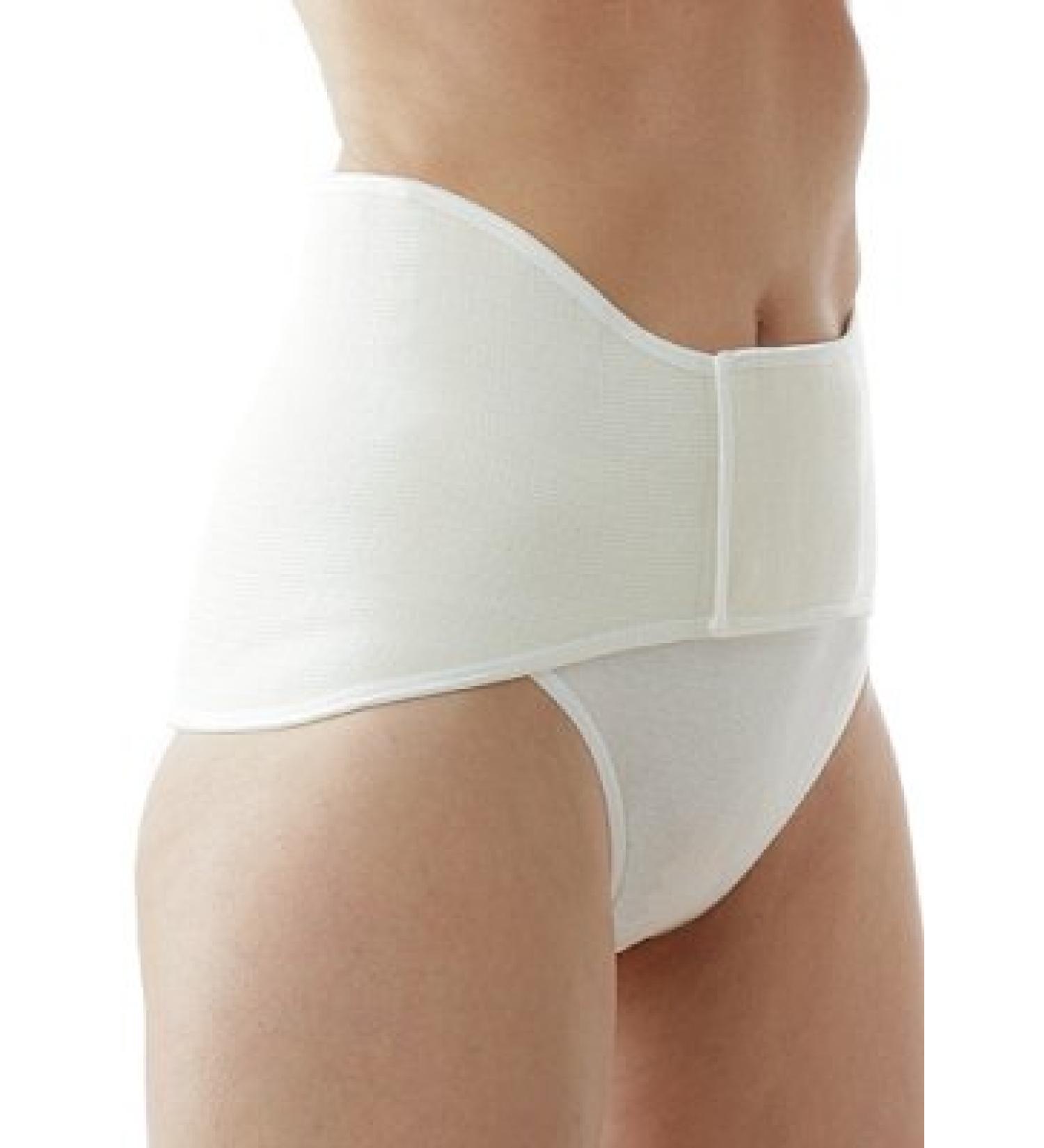 Medima Classic ThermoAS back warmer with Velcro fastening white - size M