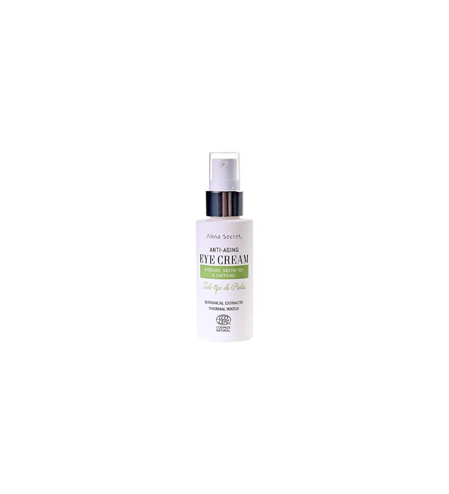 Alma Secret Anti-Aging Eye Contour - ECOCERT Natural Green Tea & Aqua 30 ML | International Shipping - Buy Online on GoSupps.com