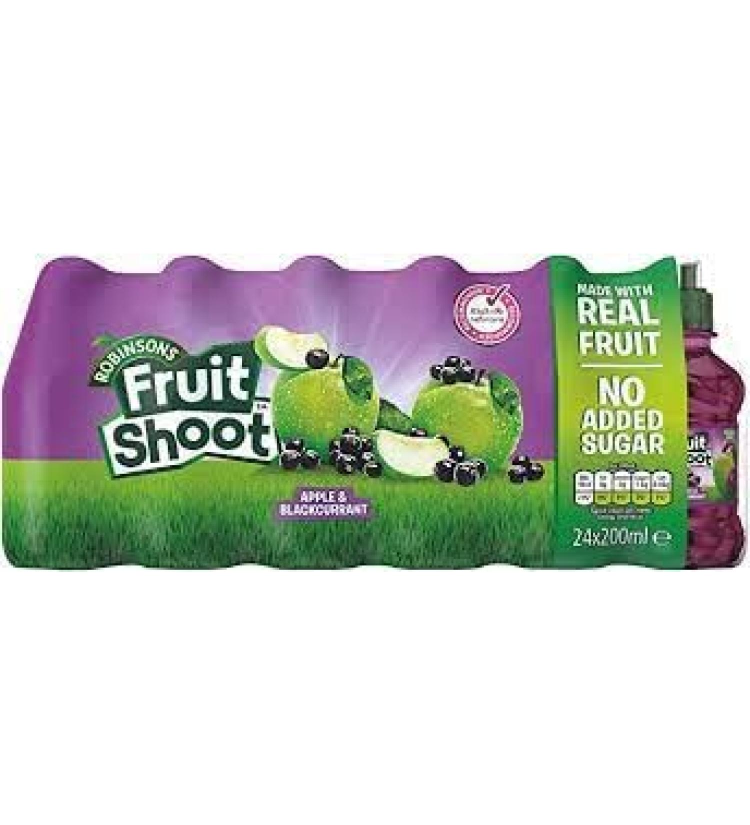 Robinsons Apple & Blackcurrant Fruit Shoots - 24x200ml Multipack