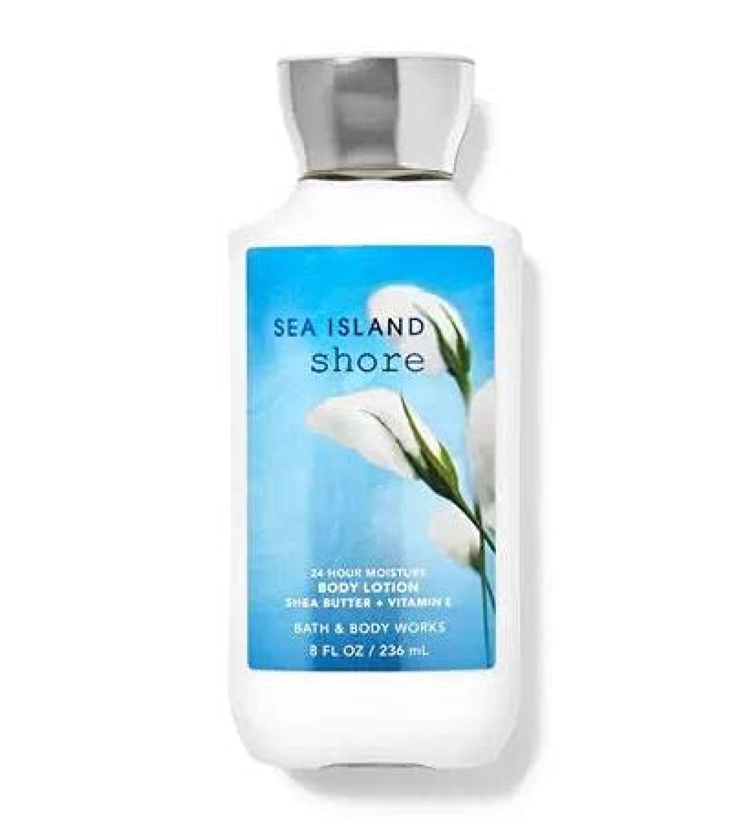 Bath and Body Works Sea Island Shore Super Smooth Body Lotion 8 Oz Coconut Orange 8 Fl Oz (Pack of 1)