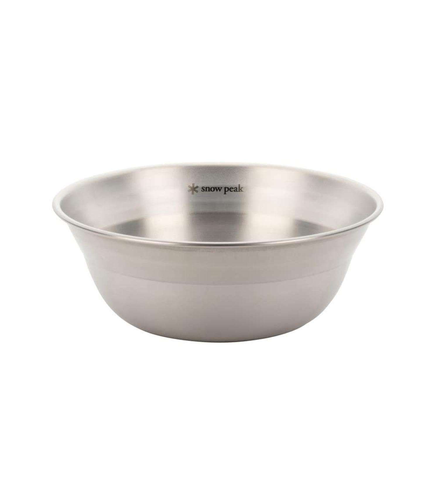 Snow Peak Small Stainless Steel Tableware Bowl TW-030 - Lightweight for Camping & Everyday Use - Made in Japan with Lifetime Guarantee - Buy Online on GoSupps.com