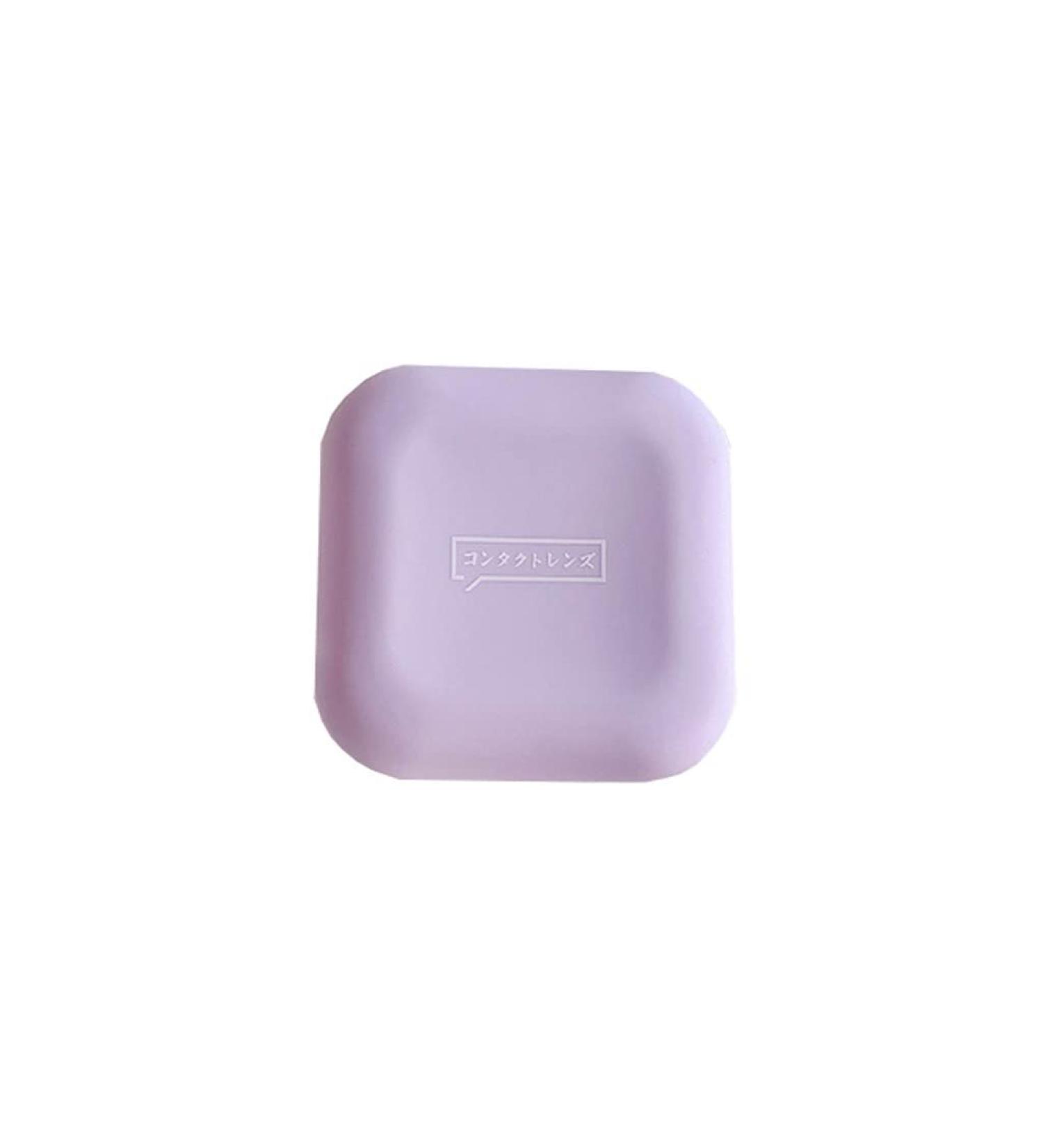 Cosmetic Contact Lenses Storage Box - Matt Spray Paint Macaron Colors Purple Nursing Box for Children - Buy Online on GoSupps.com