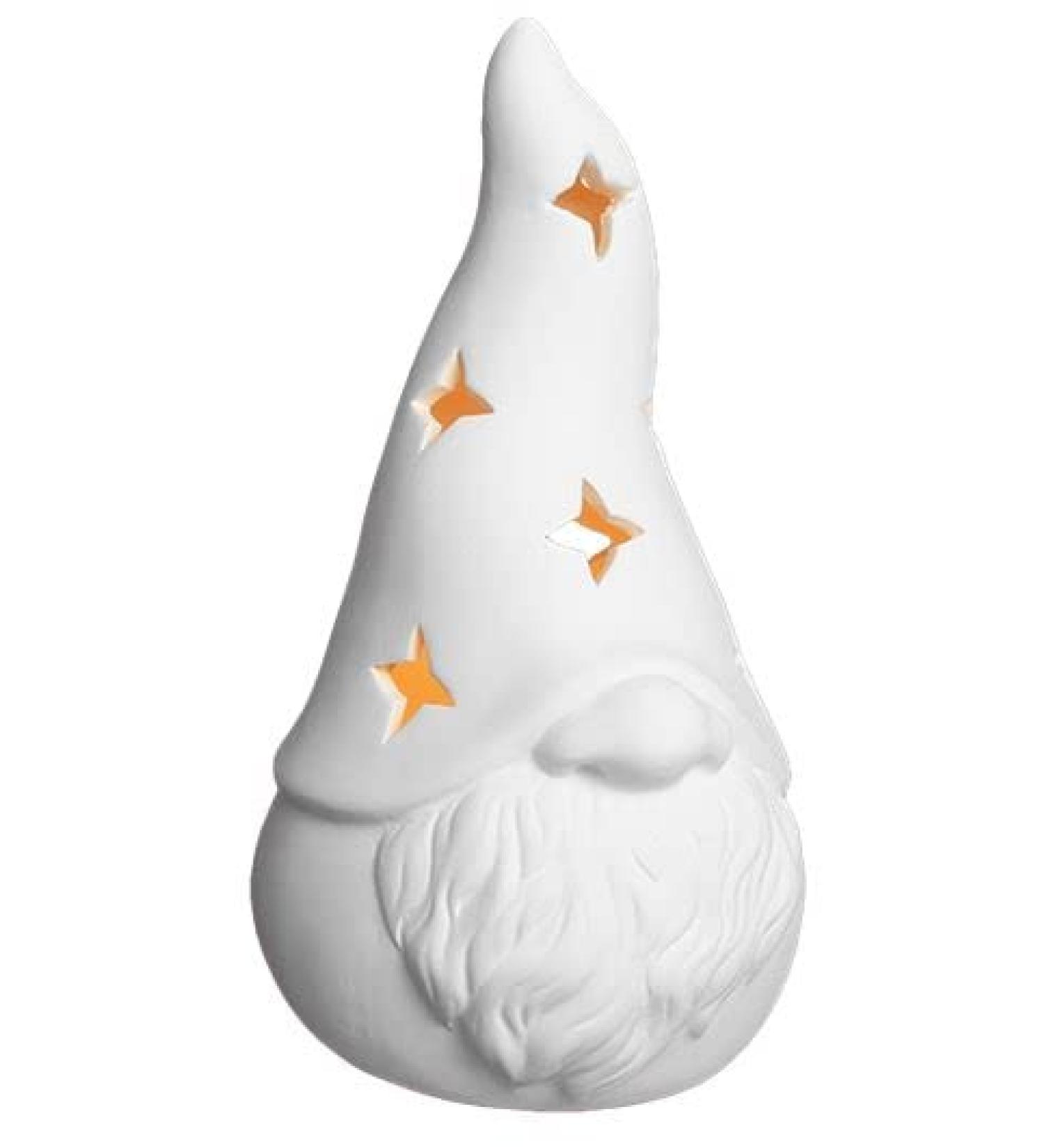 Wizard Gnome Light Up - Paint Your Own Ceramic Keepsake