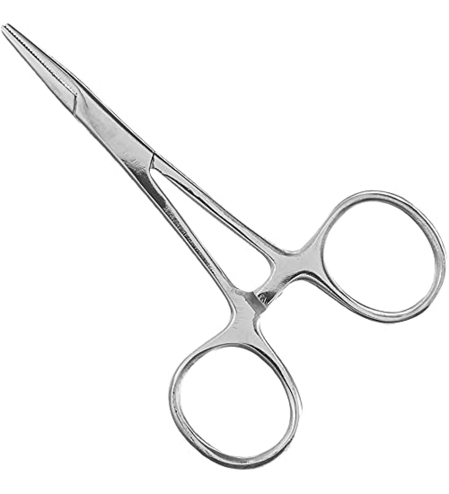 XTRM CRAFT Mosquito Hemostat Locking Forceps 3.5 Inches Straight Stainless Steel - Multipurpose Ideal Hemostats for Nurses Fishing Forceps Crafts and Hobby 3.5 Straight