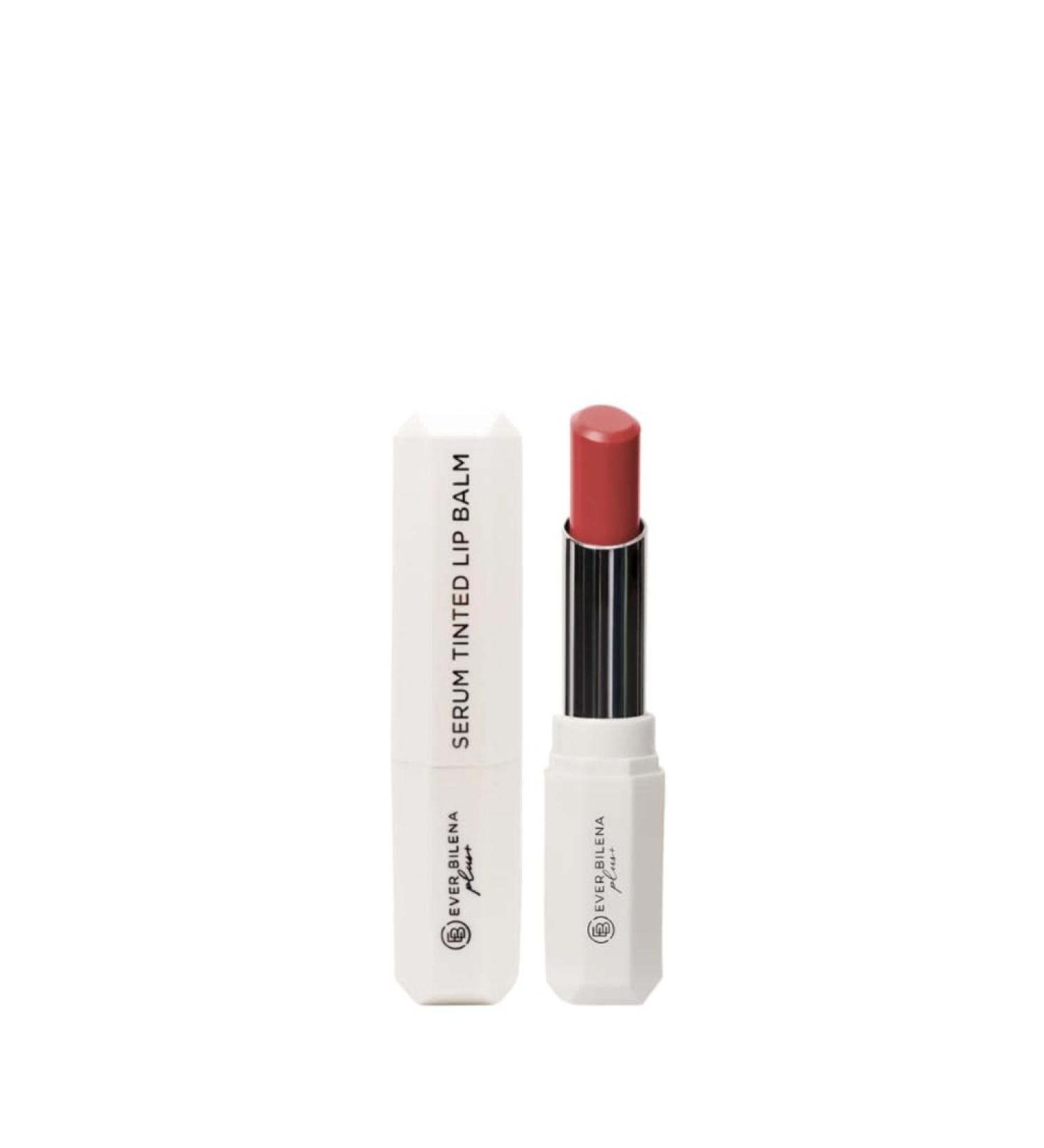 EVER BILENA Plus Serum Tinted Lip Balm 3.2g | Hydrating Lip Care with Long-Lasting Color | Nourishing Formula for Soft Smooth Lips | Moisturizing Lip Tint for Everyday Use (NAKED) - Buy Online on GoSupps.com